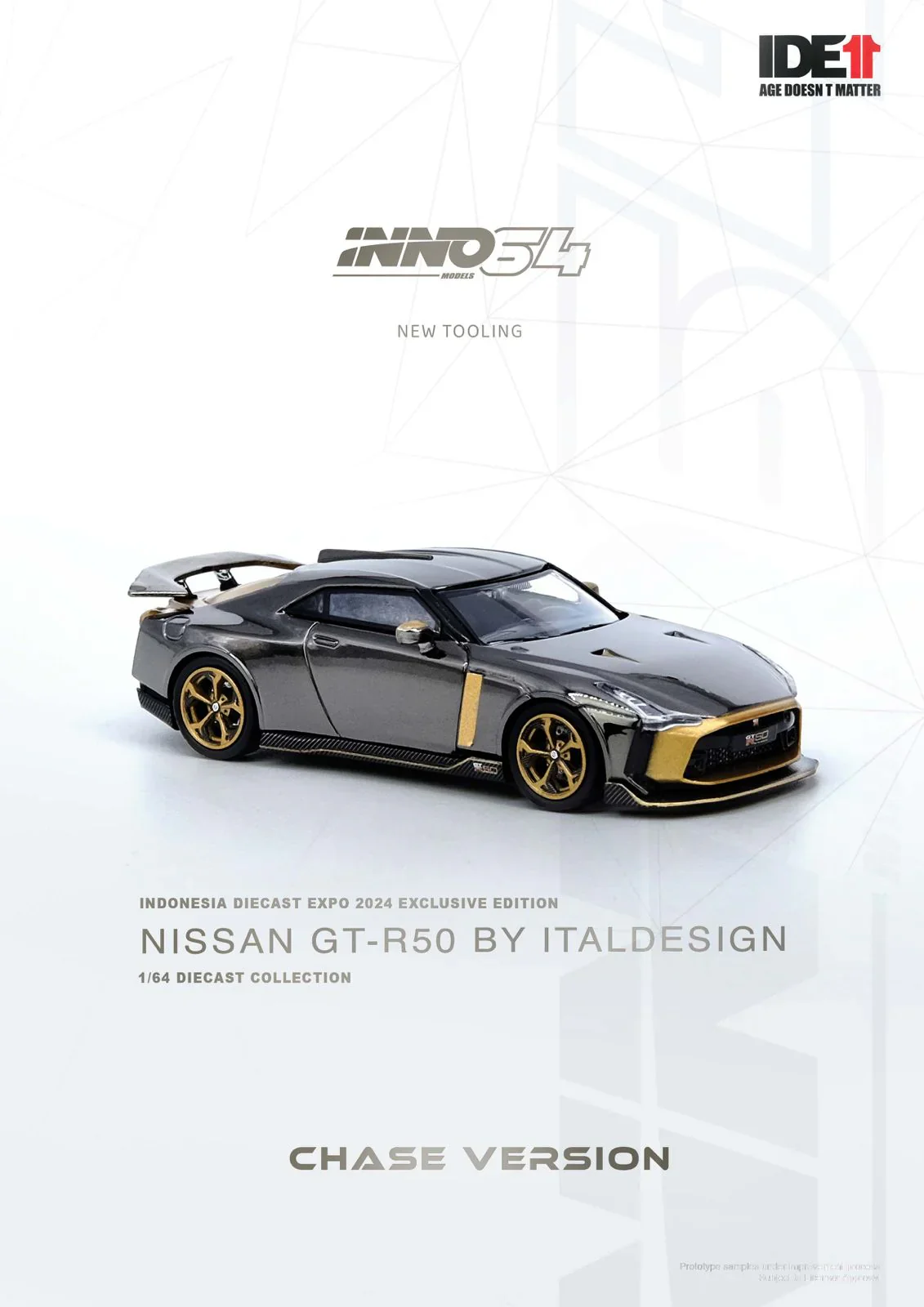 2024 INNO64 Indonesia Diecast Expo IDE11 Nissan GT-R50 By ITALDESIGN - Image 3