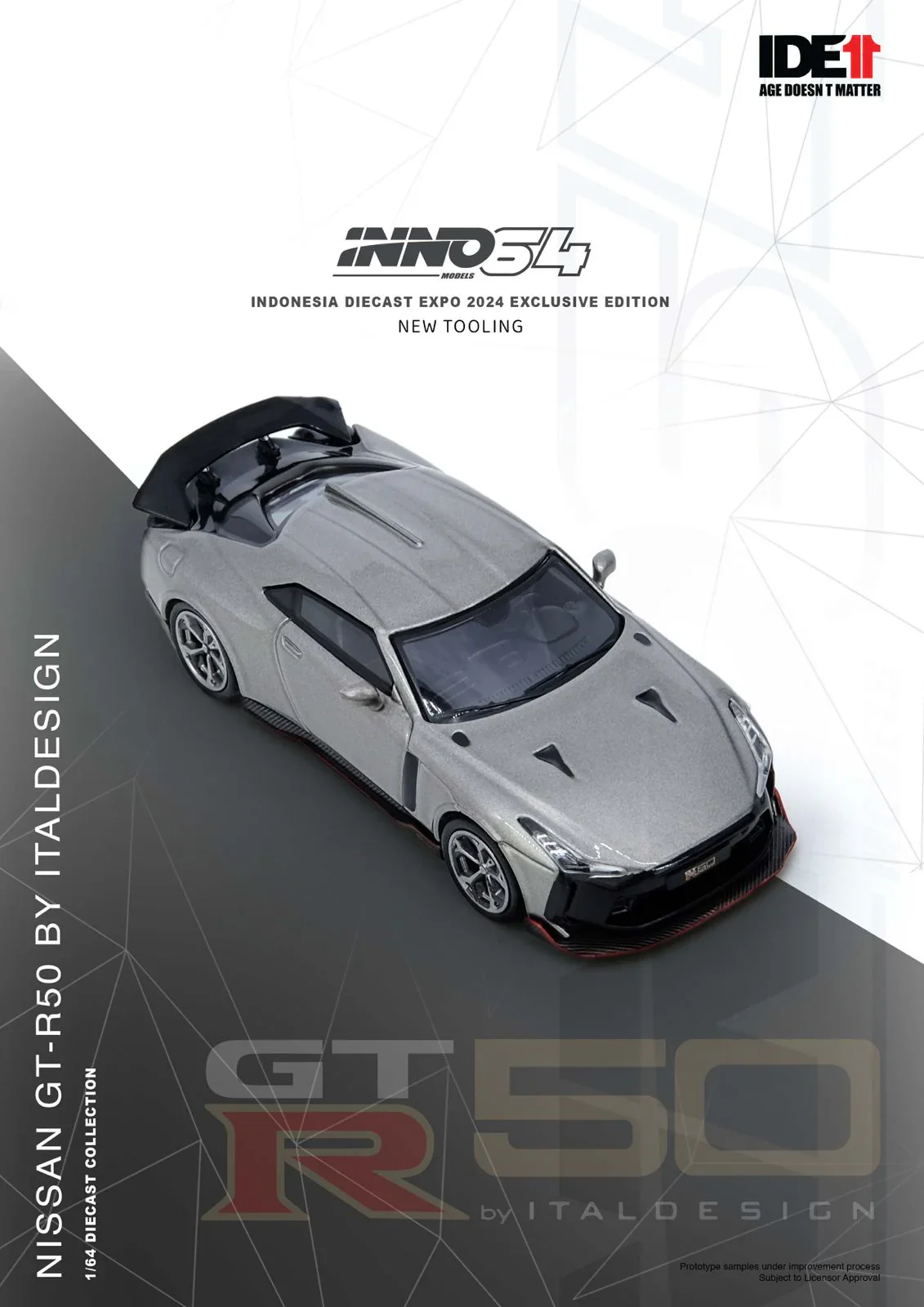 2024 INNO64 Indonesia Diecast Expo IDE11 Nissan GT-R50 By ITALDESIGN - Image 4