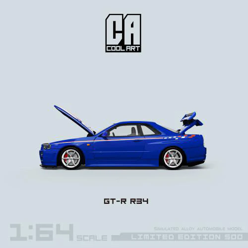 COOL ART 1:64 Nissan Skyline GT-R R34 - Nismo Inspired - Image 9