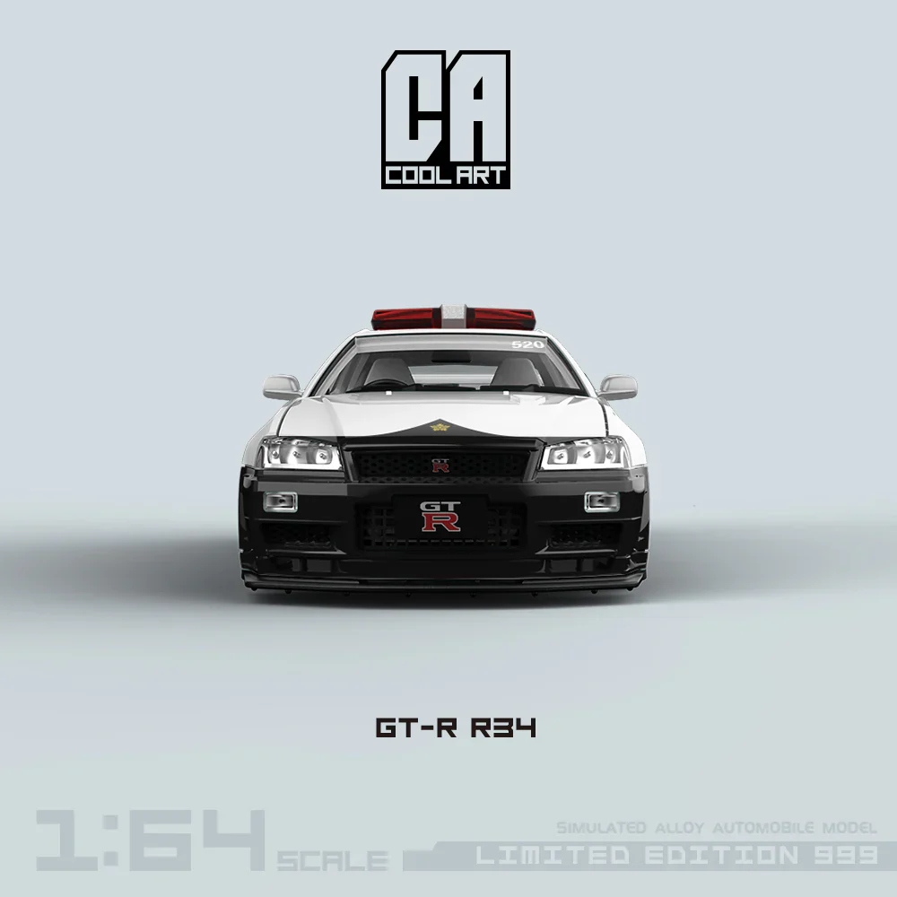 COOL ART 1:64 Nissan Skyline GT-R R34 - Police - Image 3