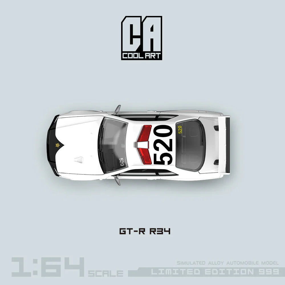 COOL ART 1:64 Nissan Skyline GT-R R34 - Police - Image 5