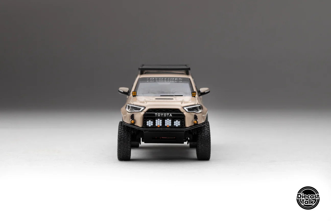 DiecastTalk Exclusive GCD Toyota 4Runner Pre-Runner (Madpews)with dog and Accessories Quicksand colour - Image 9