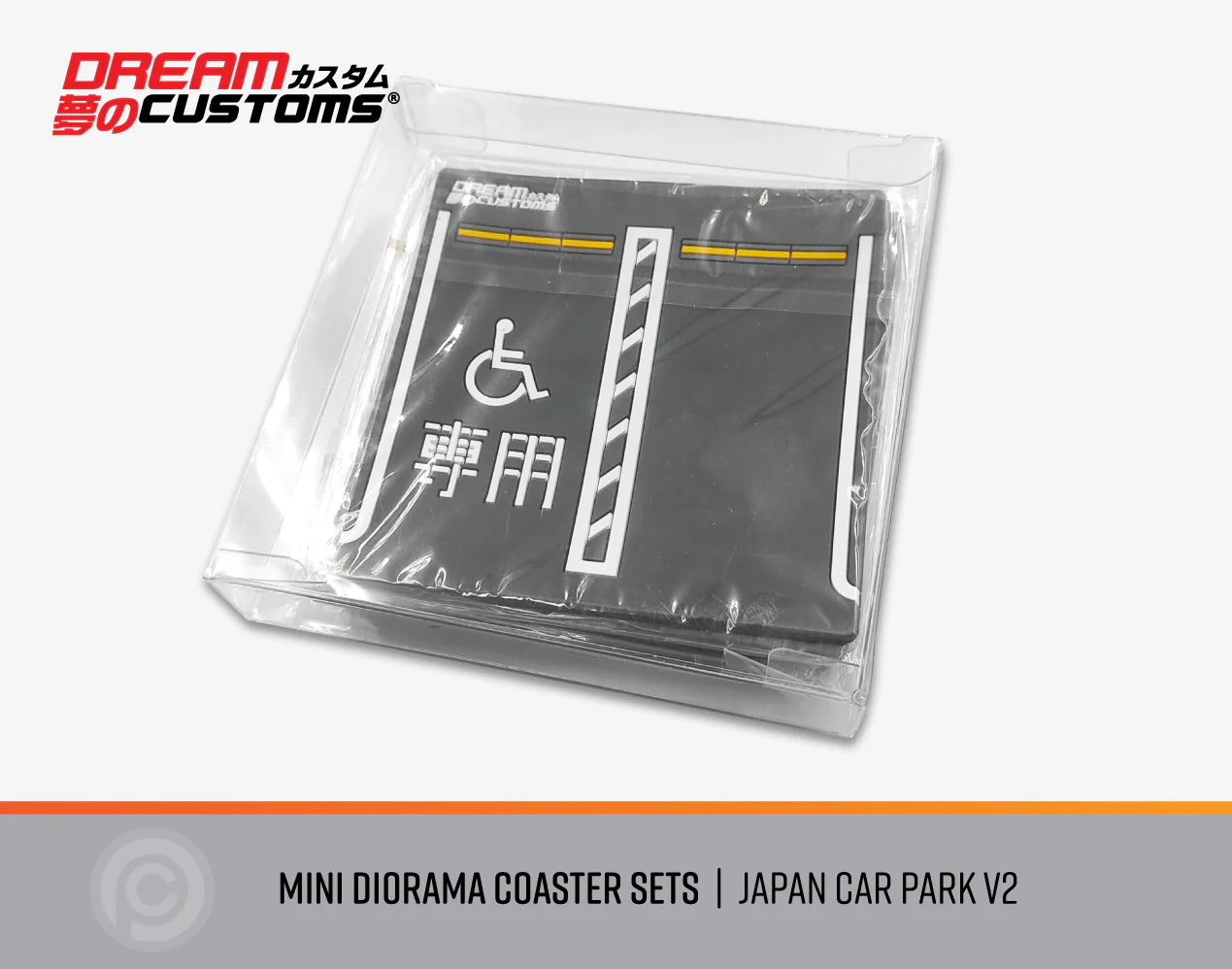 Dream Customs Japan CP Mini Diorama Set of 5 Coasters - Image 3