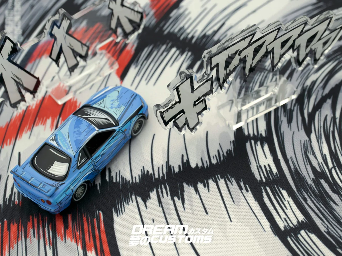 Dream Customs Manga Series JP Drift Corner Desktop Diorama Mat S11 - Image 3