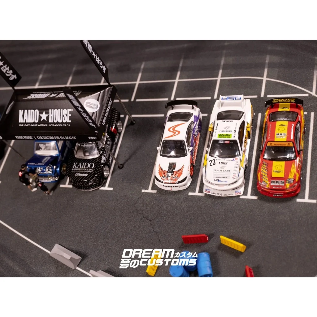 Dream Customs Odaiba Drift Park Desktop Diorama Mat XL13 - Image 6
