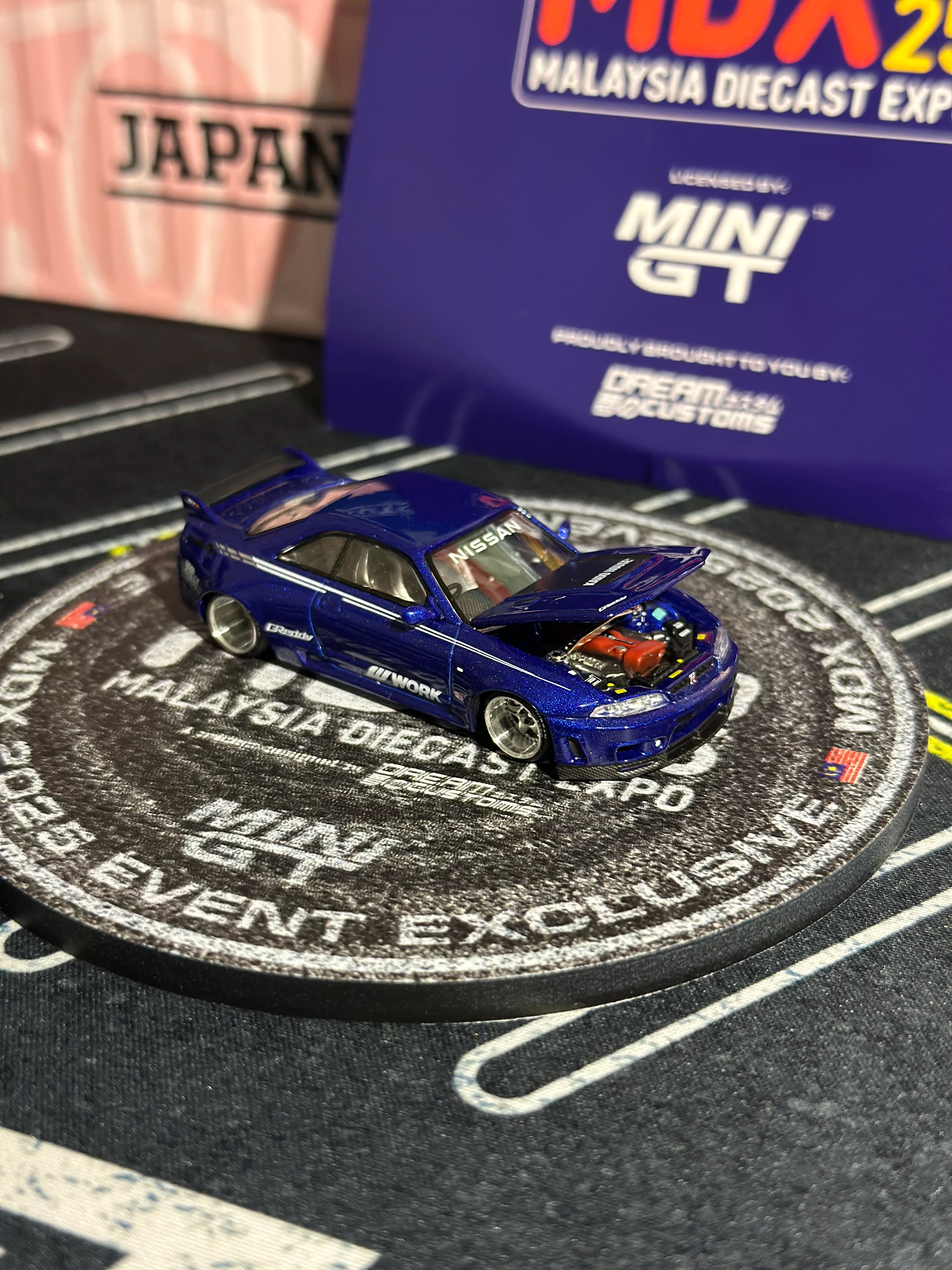 Dream Customs x MDX 2025 Event Exclusive Drift Zone Mat/ Coaster - Image 4