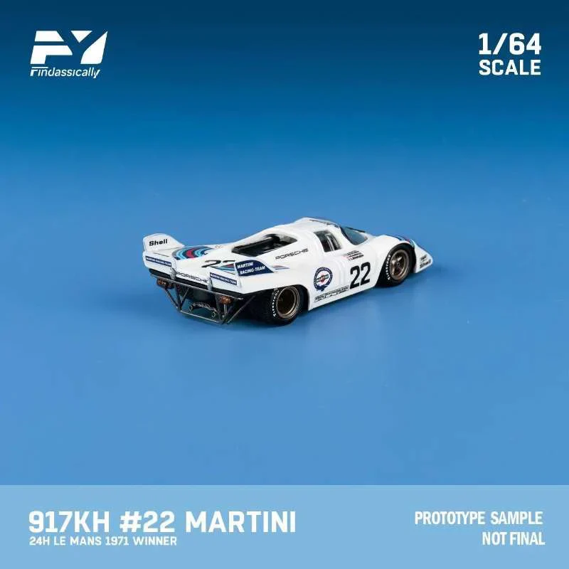 FinClassically 1:64 Porsche 917 KH #22 White Martini - Image 4