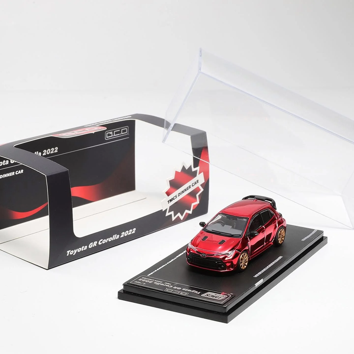 GCD 2022 Toyota GR Corolla In Red Chrome TMCS 2025 Dinner Exclusive - Image 3