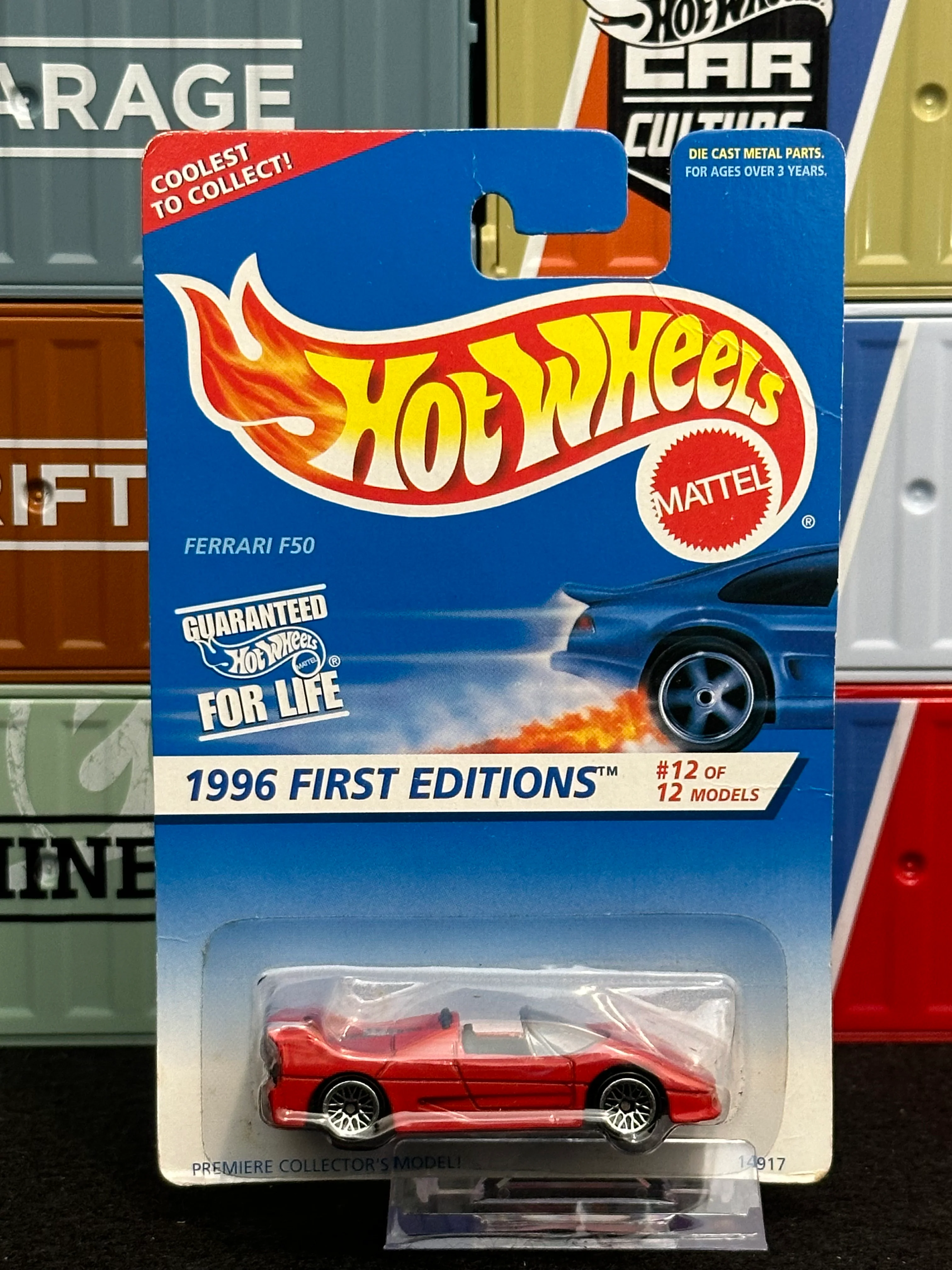 Hot Wheels 1995 Ferrari F40 & F50 Mainline (Set of 2) Red - Image 2