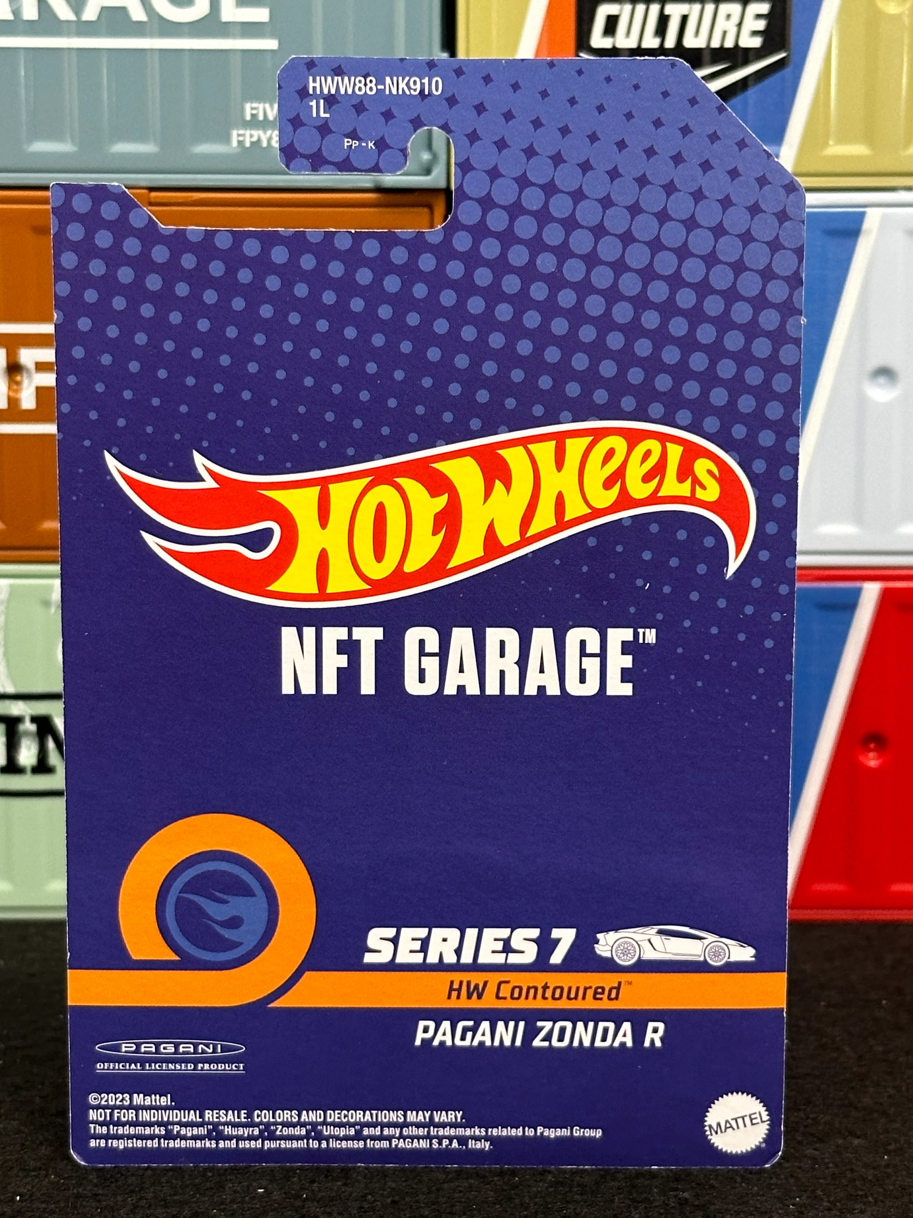 Hot Wheels 2024 NFT Garage Series 7 Pagani Zonda R - Image 3