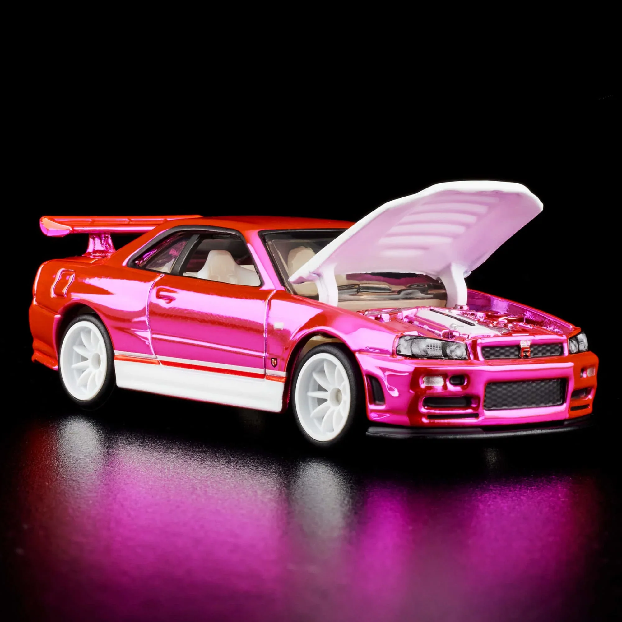 Hot Wheels 2023 RLC Collectors Pink Nissan Skyline GT-R (BNR34) - Image 2