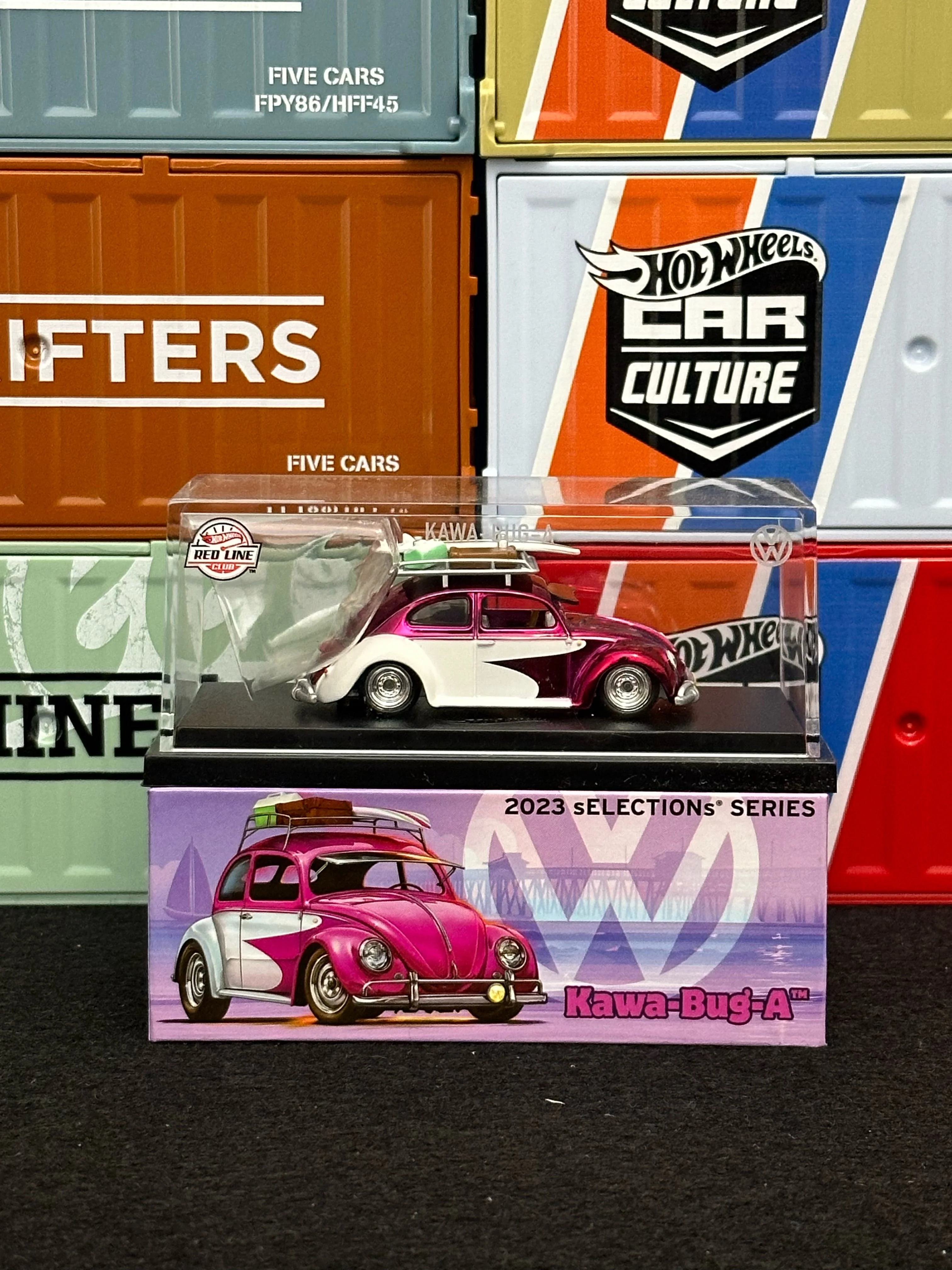 Hot Wheels 2023 RLC Selection Series VW Kawa-Bug-A Pink (HNL29) - Image 2