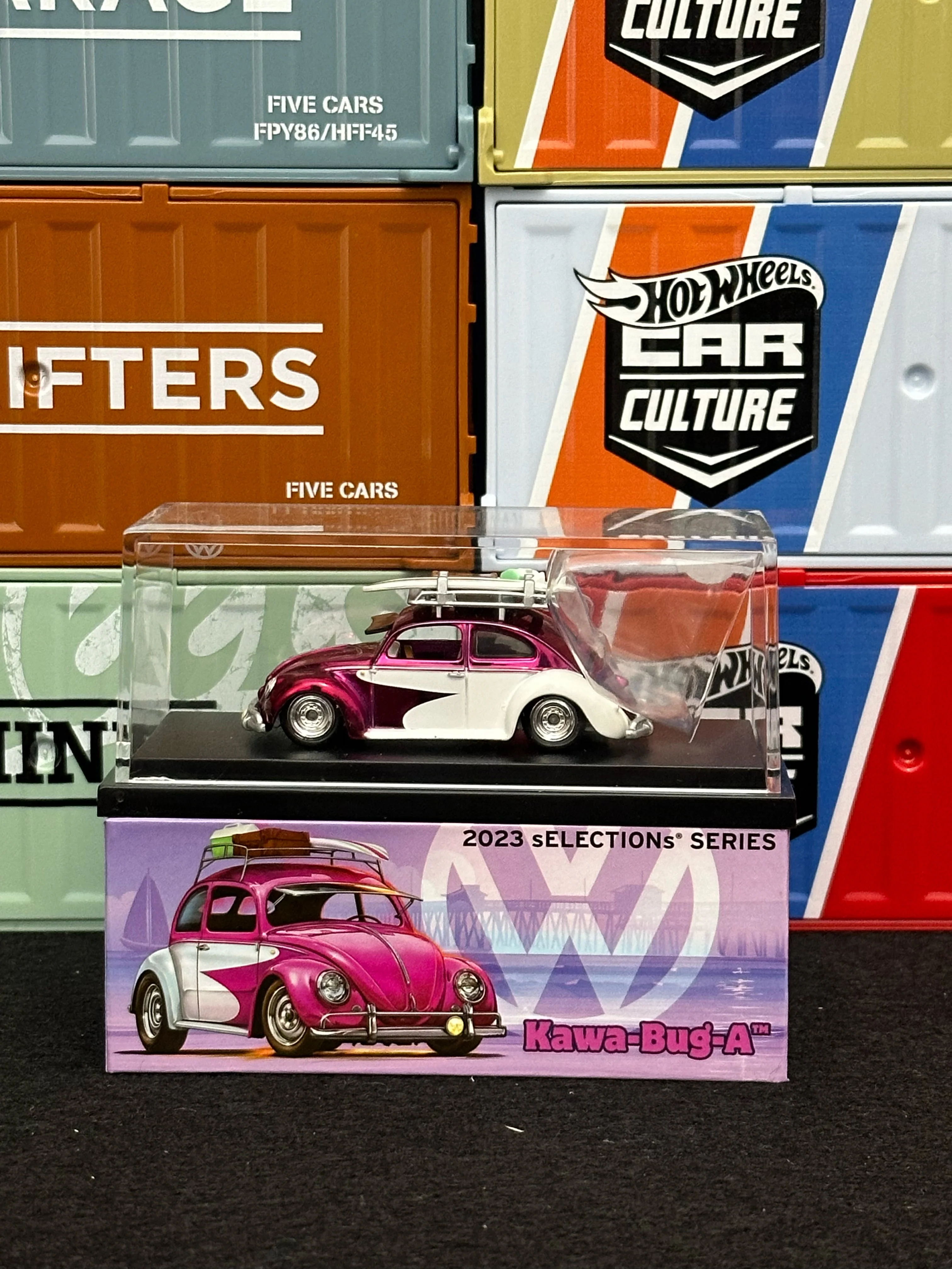 Hot Wheels 2023 RLC Selection Series VW Kawa-Bug-A Pink (HNL29) - Image 3