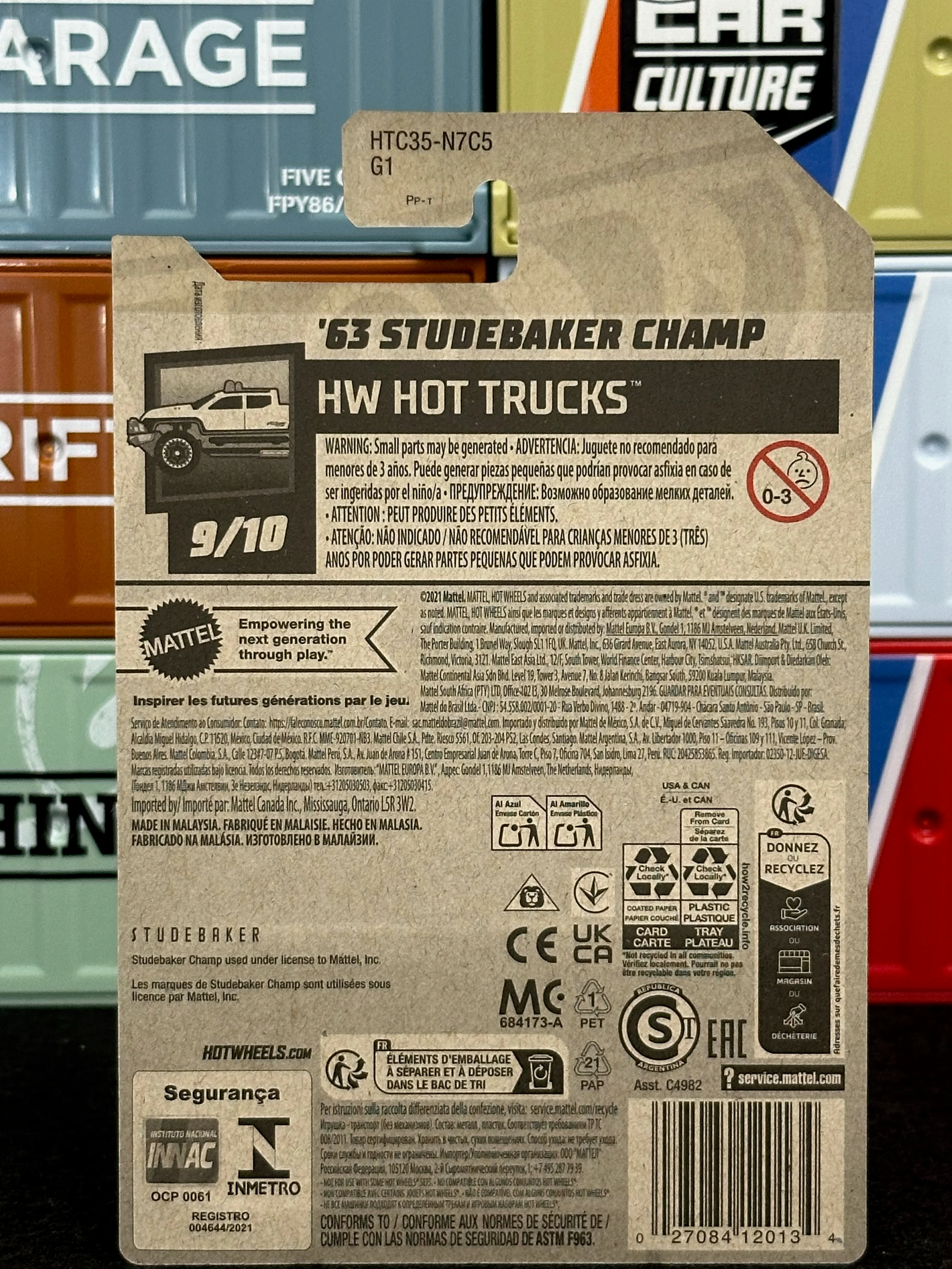 Hot Wheels 2024 '63 Studebaker Champ 155/250 Mainline - Image 2
