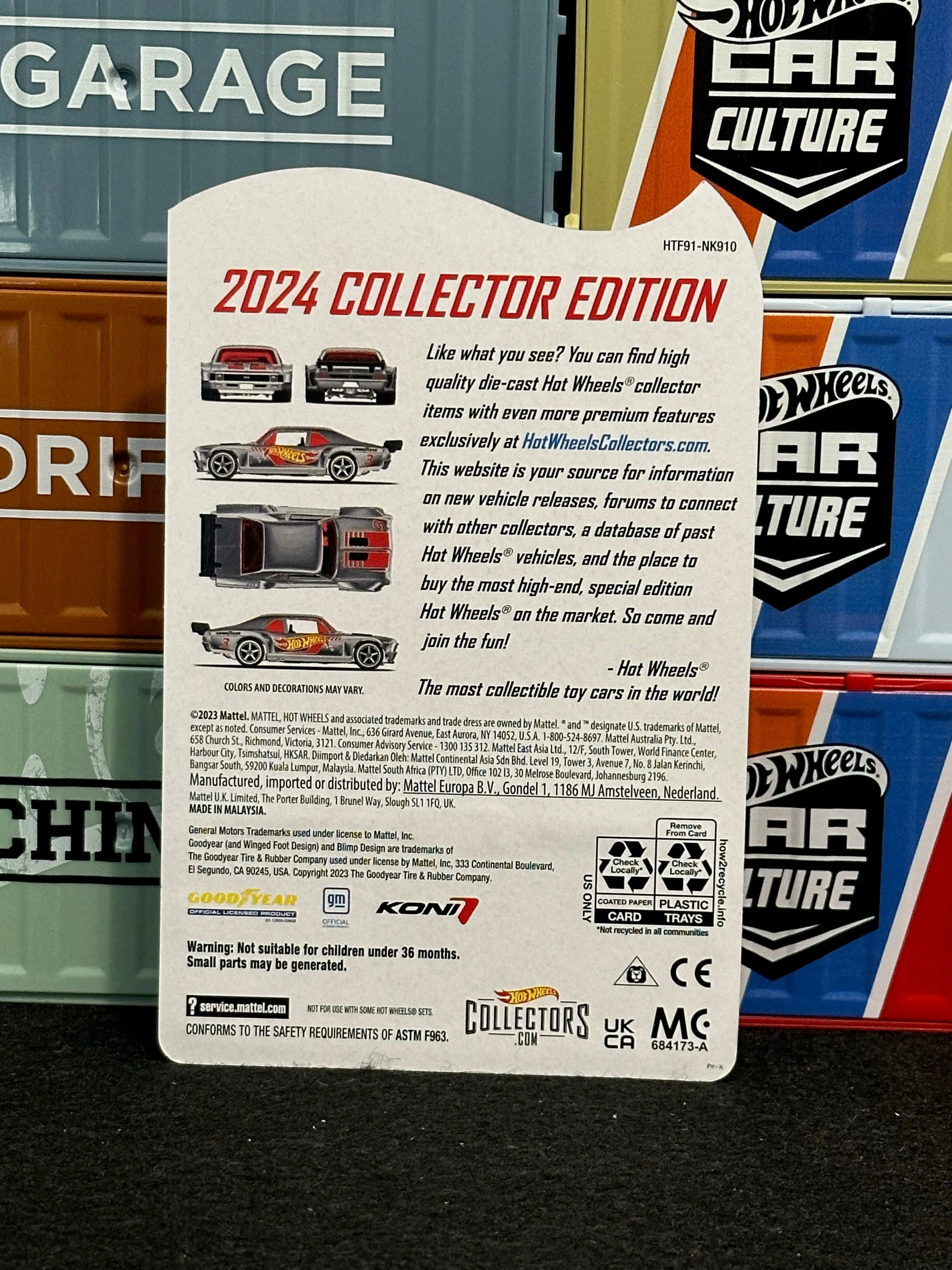 Hot Wheels 2024 Collector Edition Custom '70 Chevy Nova - Image 2