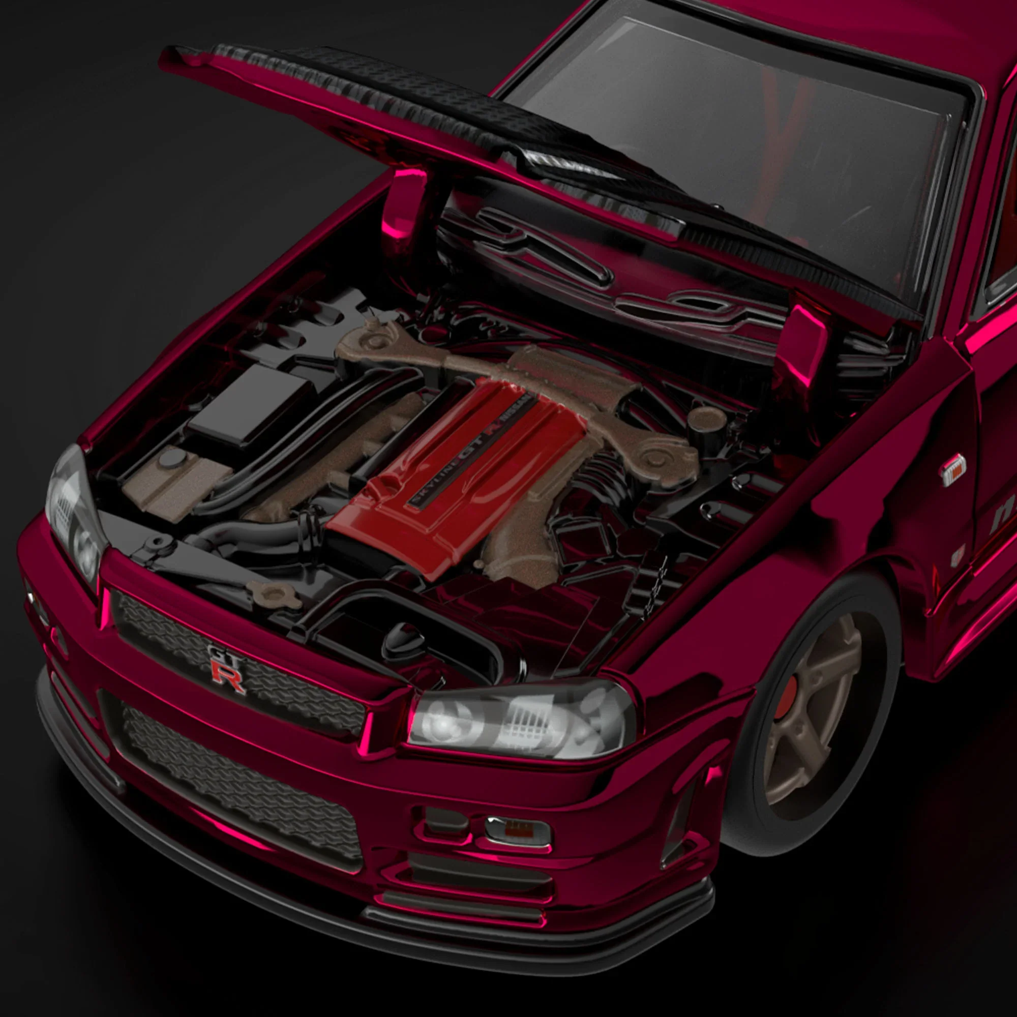 Hot Wheels 2024 Collectors Nissan Skyline GR-R BNR34 Selections - Image 2