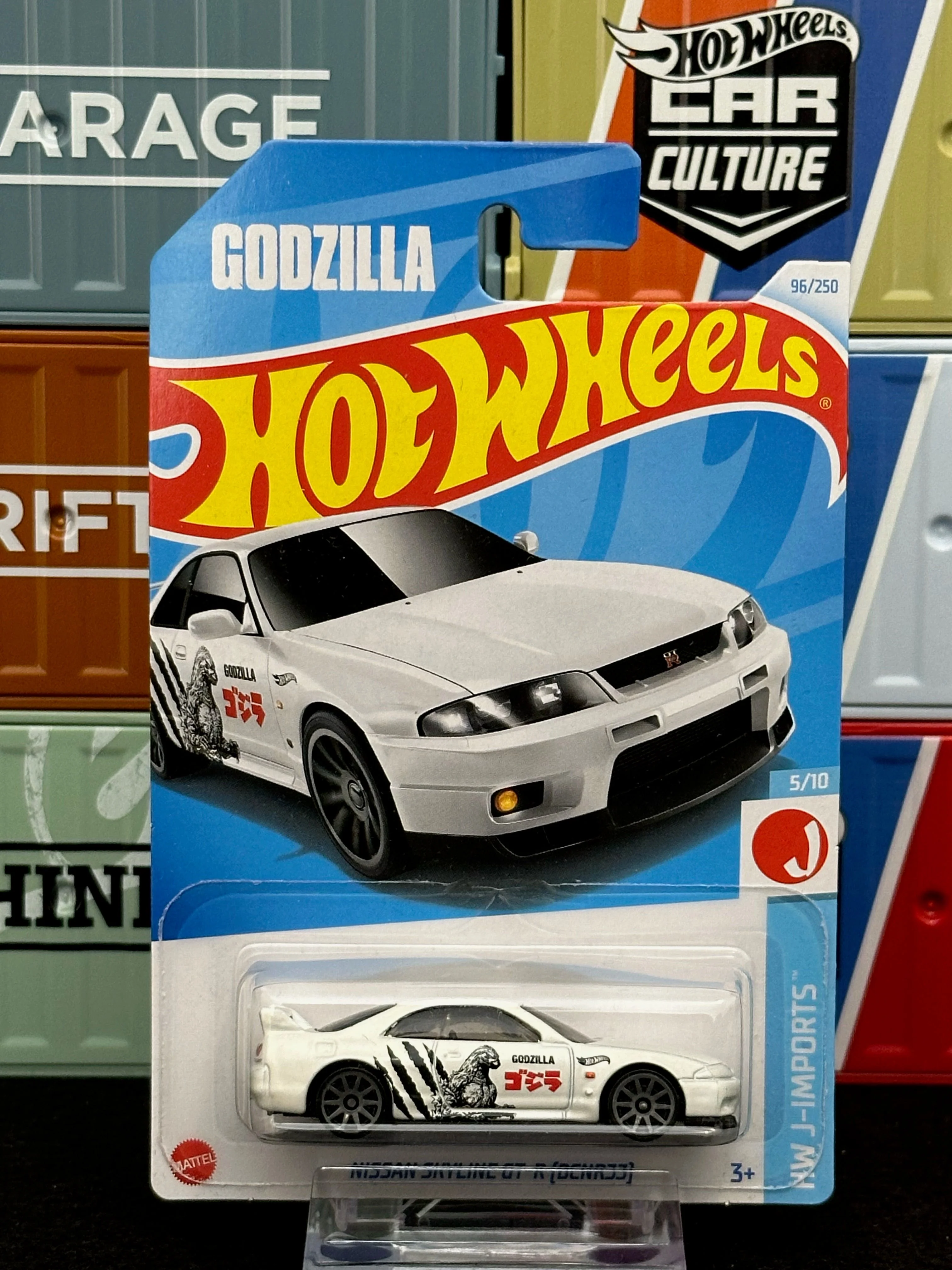 Hot Wheels 2024 "Godzilla" Nissan Skyline GT-R (BCNR33) Mainline - Image 2