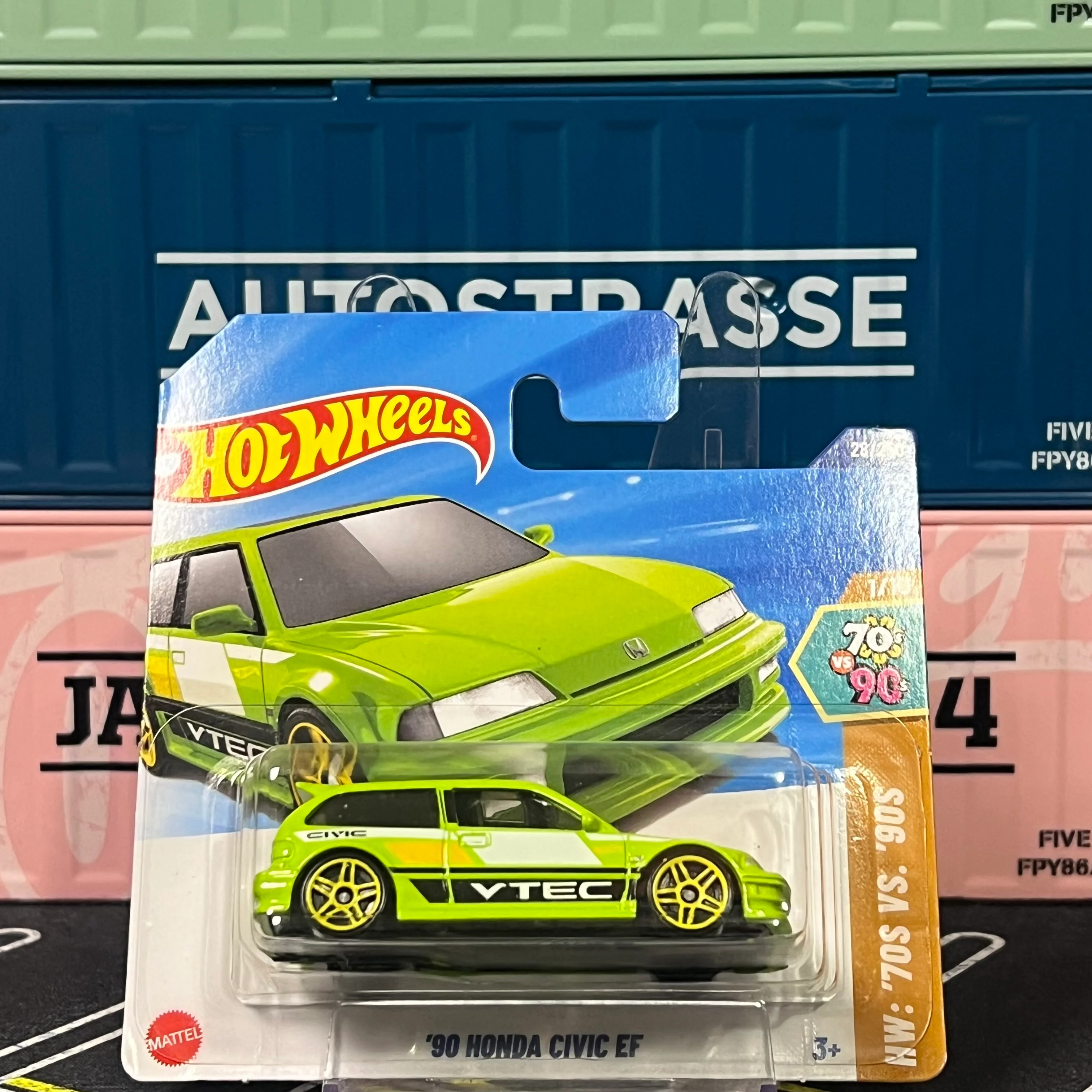 Hot Wheels 2025 Mainline ‘90 Honda Civic EF 28/250 - Image 3