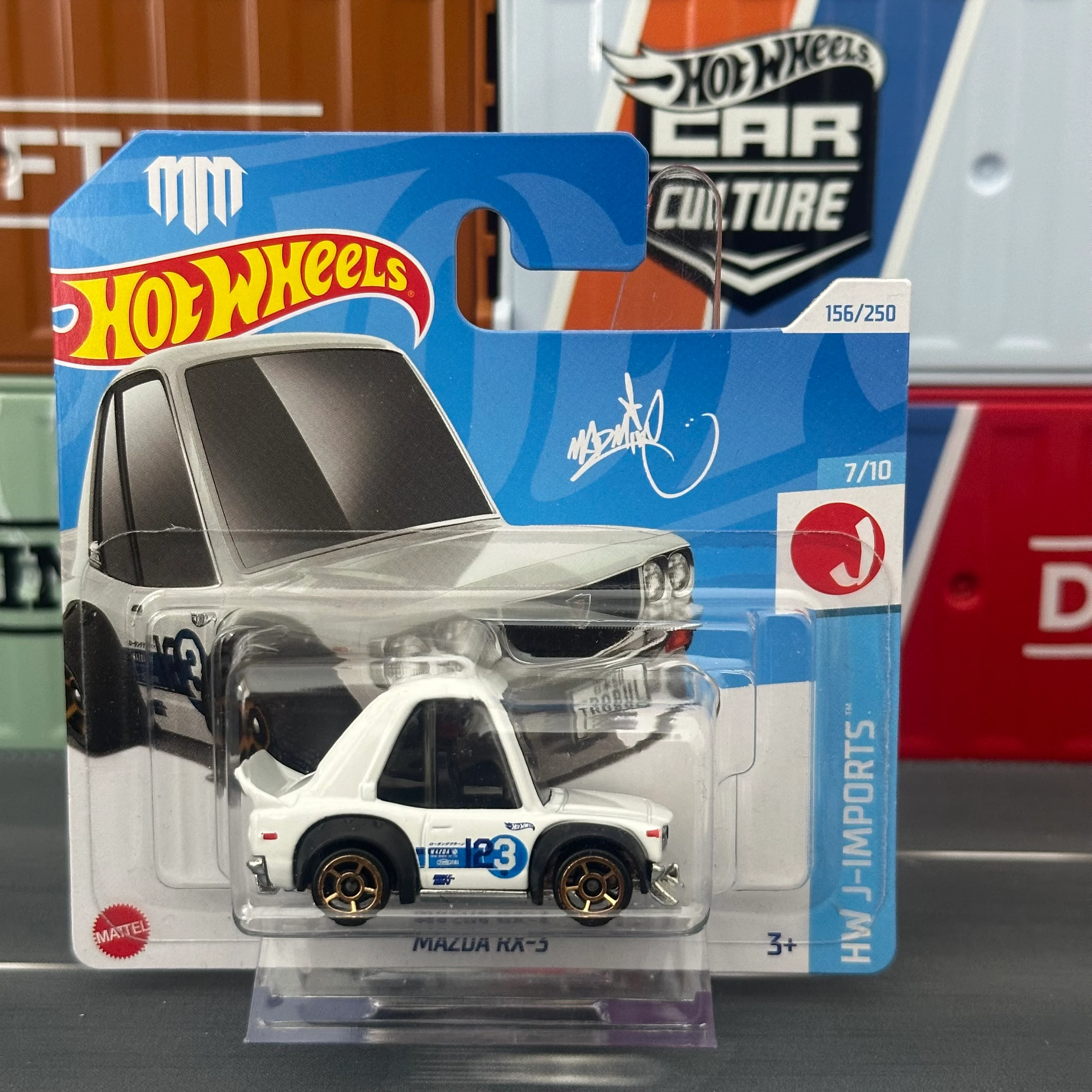 Hot Wheels 2024 Mazda RX-3 Tooned MM Mainline 156/250 - Image 4