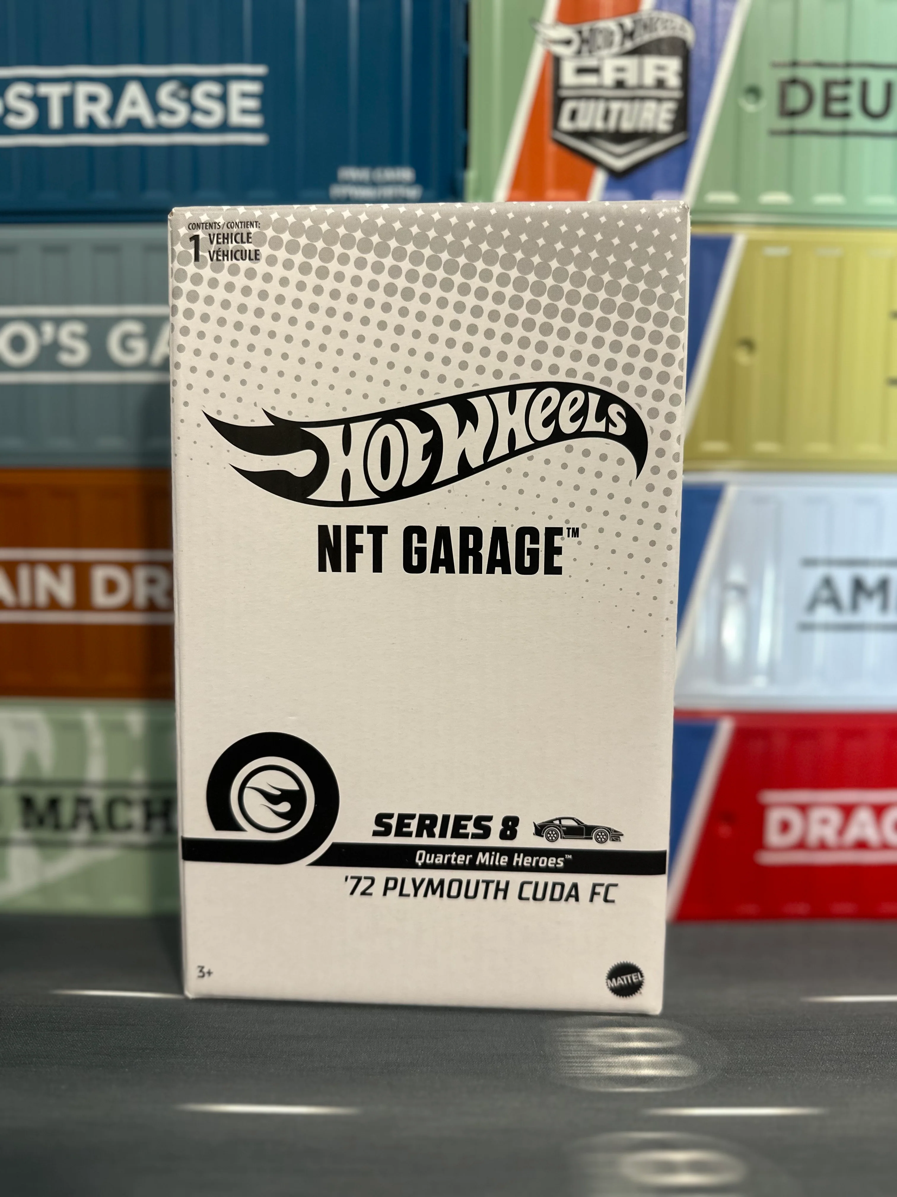Hot Wheels 2024 NFT Garage Series 8 '72 Plymouth Cuda FC - Image 3