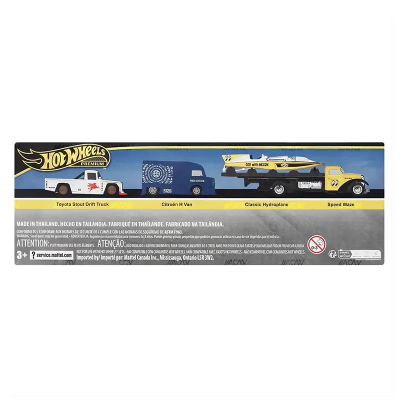 Hot Wheels Premium 2024 Vintage Race Team Diorama Box Set (HRT51) - Image 3