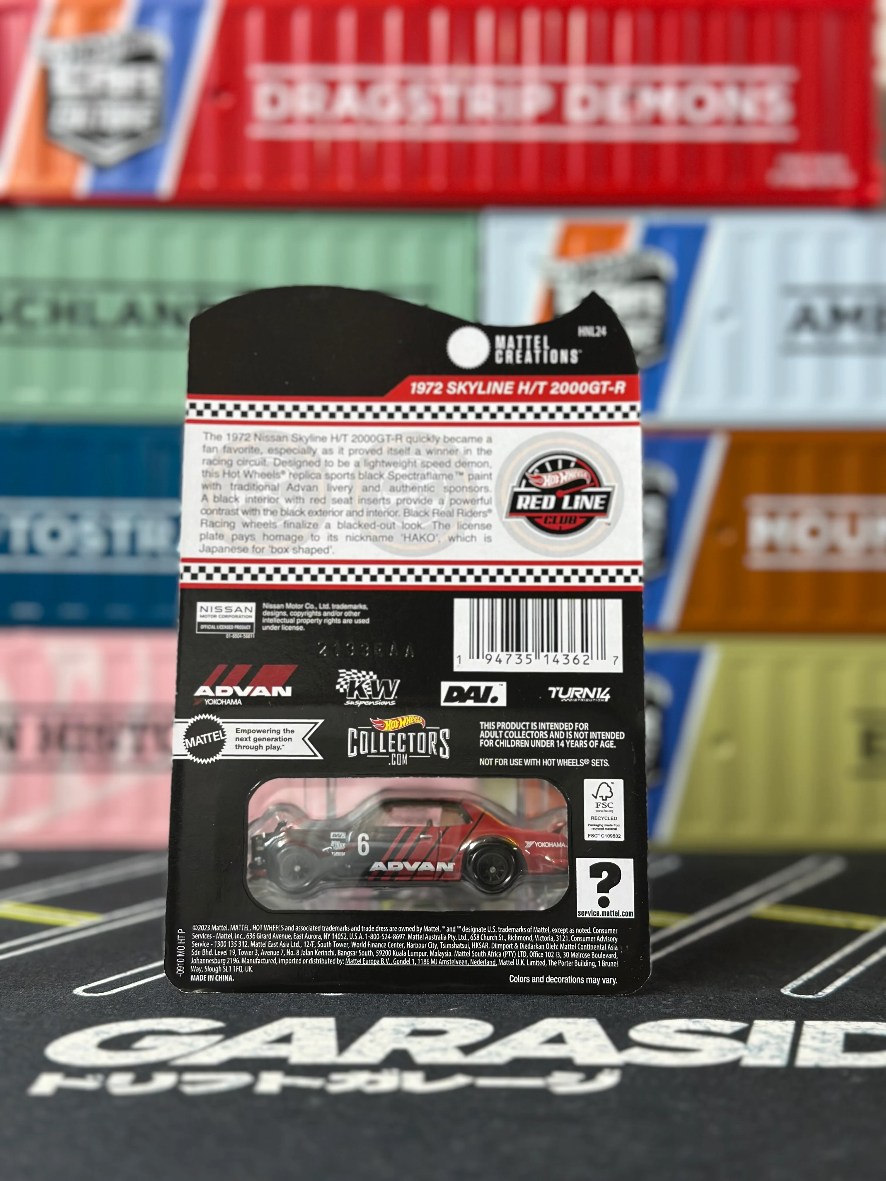Hot Wheels 2024 RLC 1972 Skyline H/T 2000GT-R Advan - Image 3