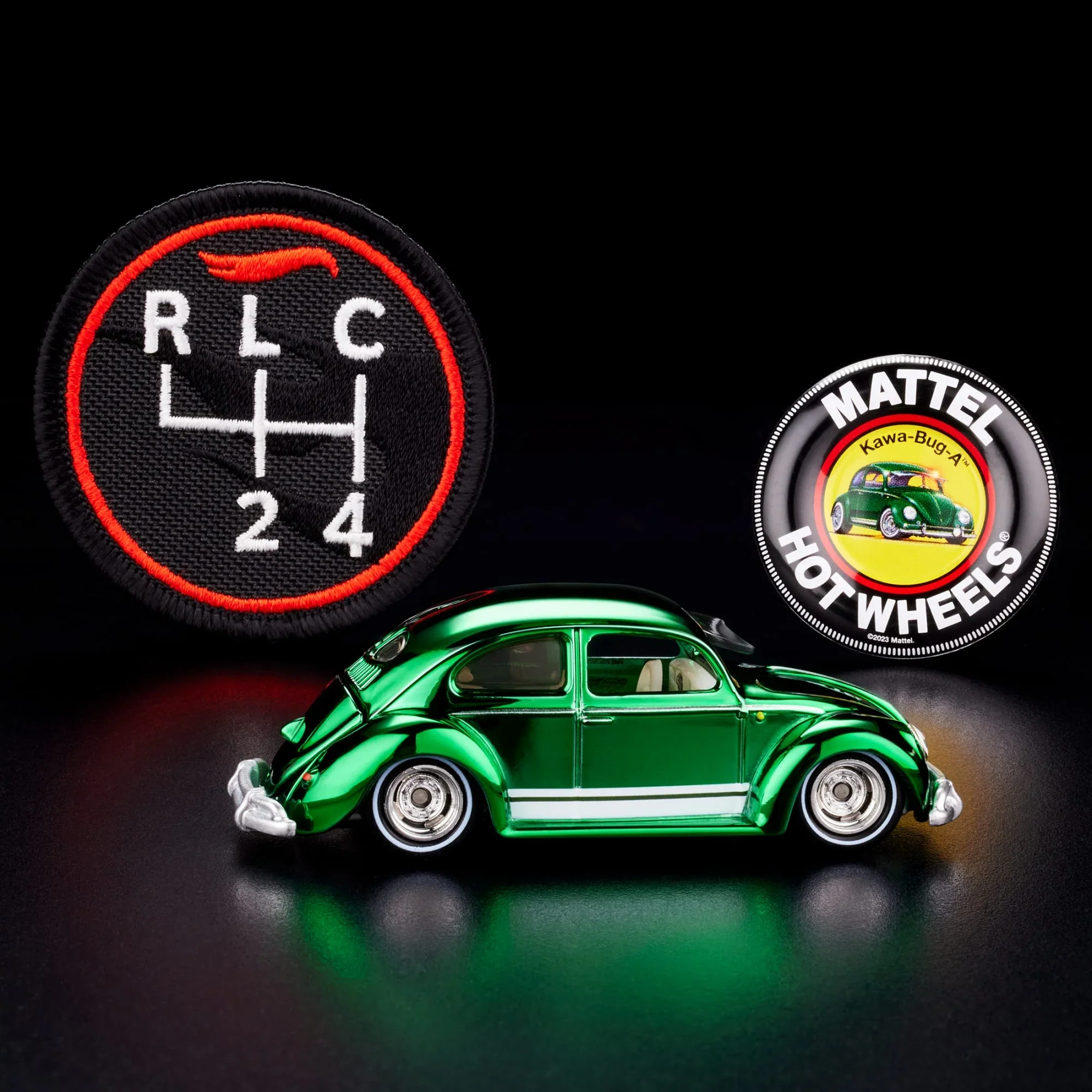 Hot Wheels 2024 RLC Membership Car VW Kawa-Bug-A Green (HWF03) - Image 13