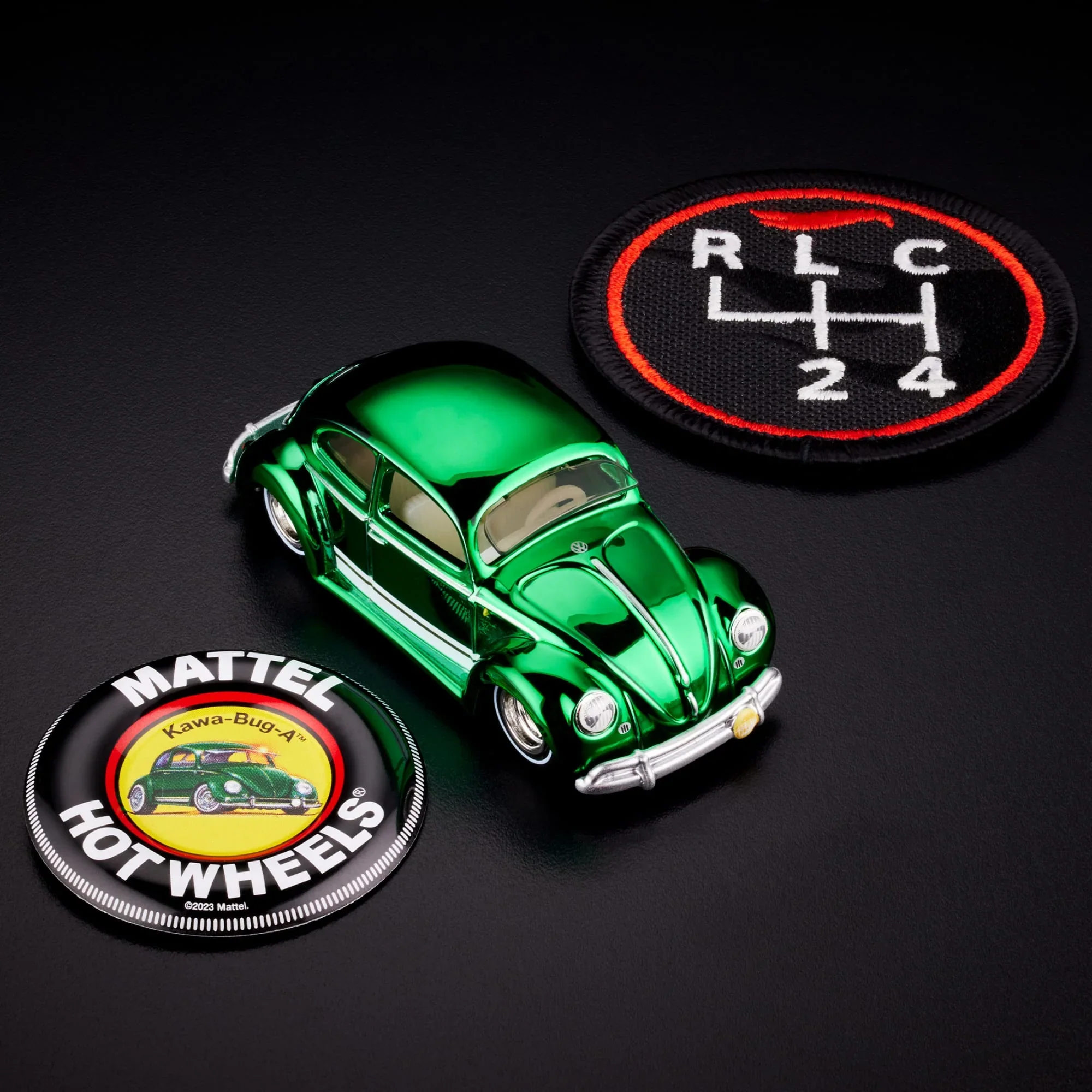 Hot Wheels 2024 RLC Membership Car VW Kawa-Bug-A Green (HWF03) - Image 8
