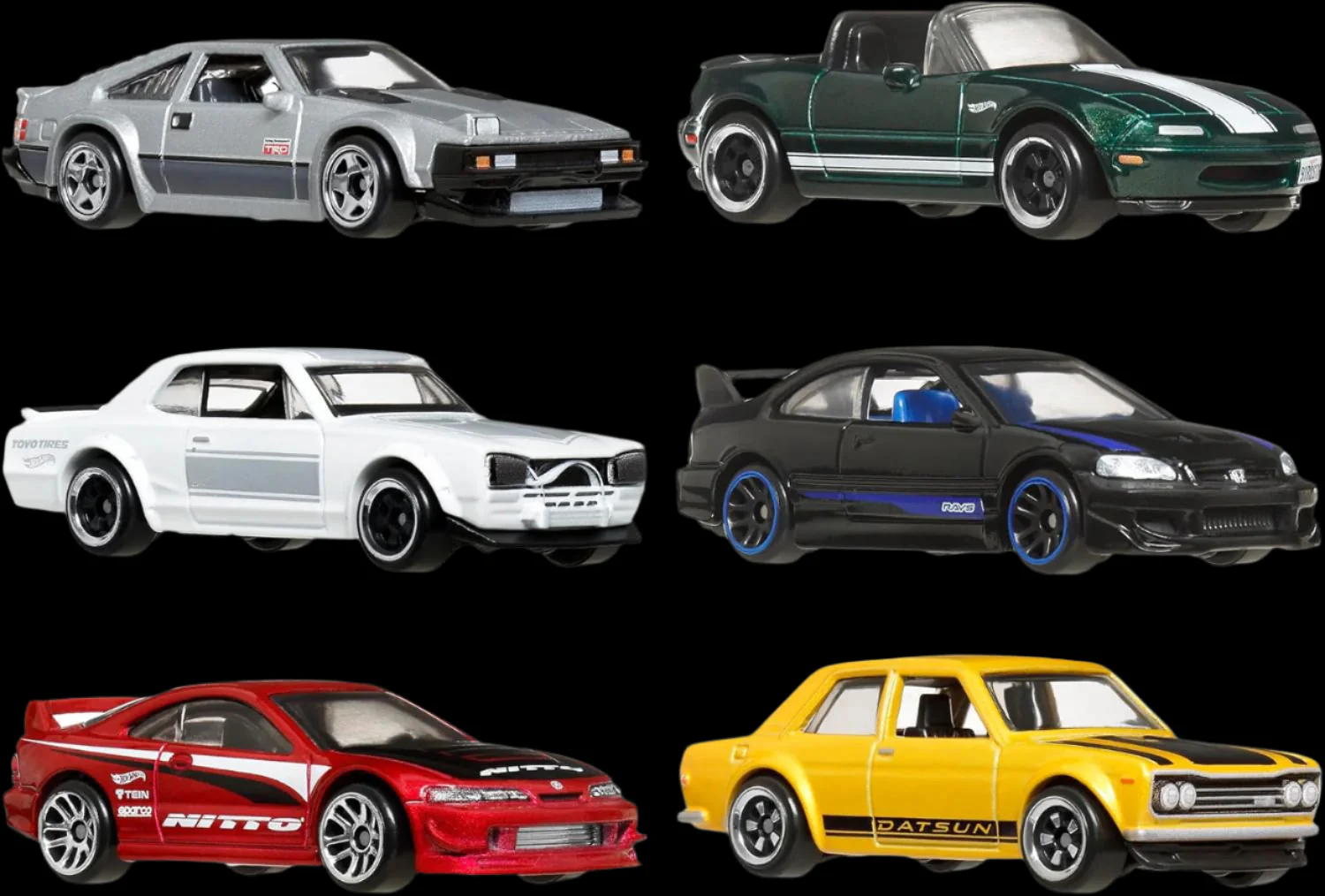 Hot Wheels 2024 Streets of Japan 6 Car Boxed Set (JBY77) - Image 3