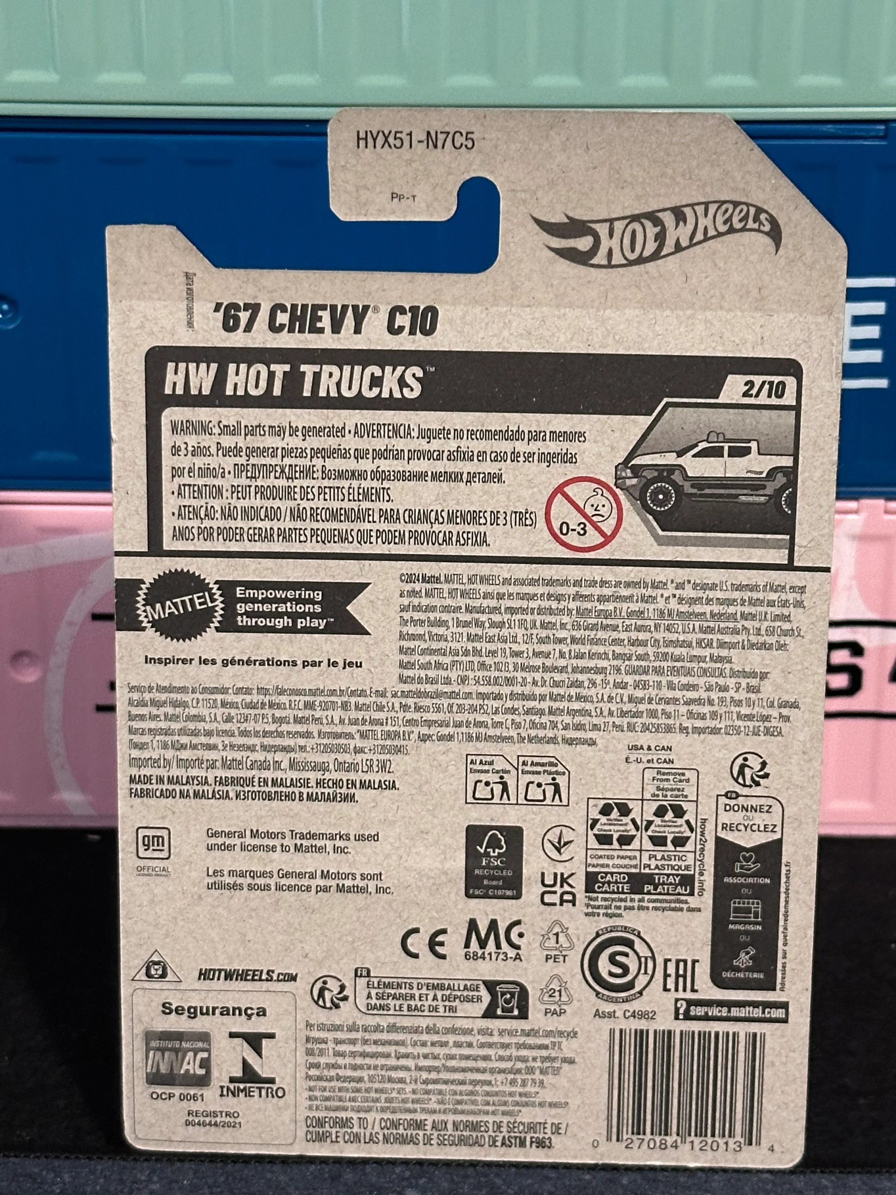 Hot Wheels 2025 '67 Chevy C10 Mainline 21/250 - Image 2