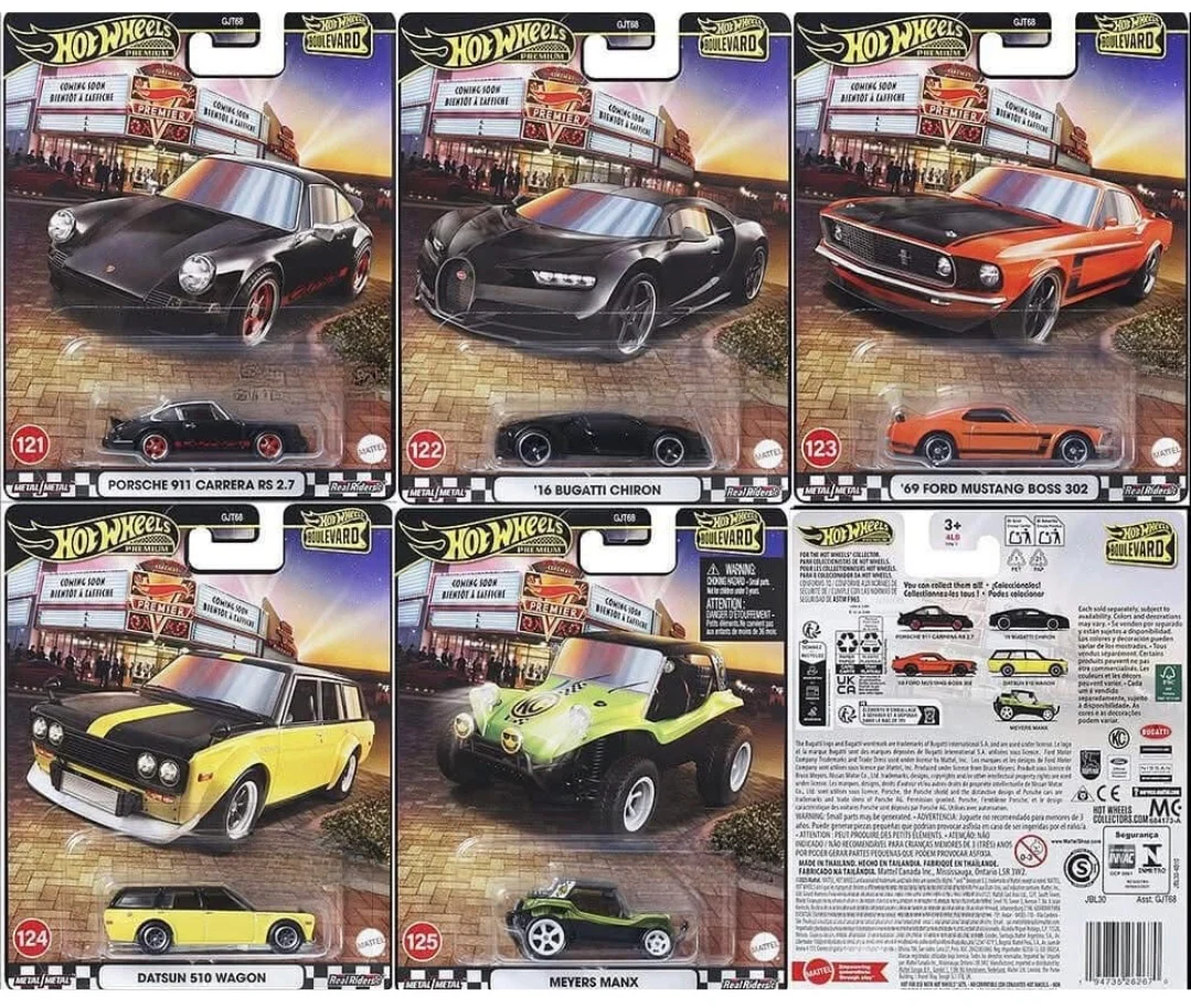 Hot Wheels 2025 Boulevard #121, #122, #123, #124, #125 (GTJ68) - Image 7