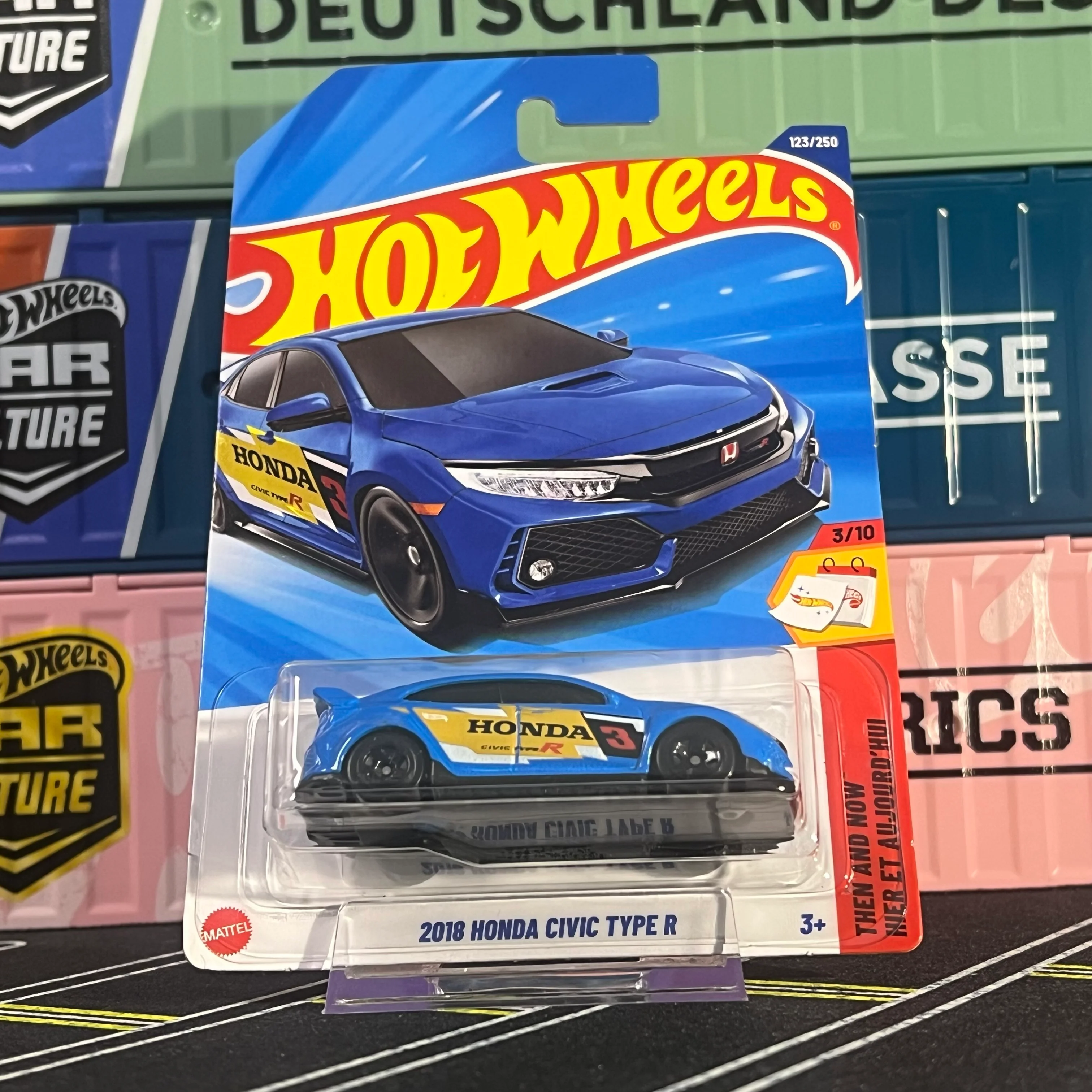 Hot Wheels 2025 Mainline 2018 Honda Civic Type R 123/250 - Image 2