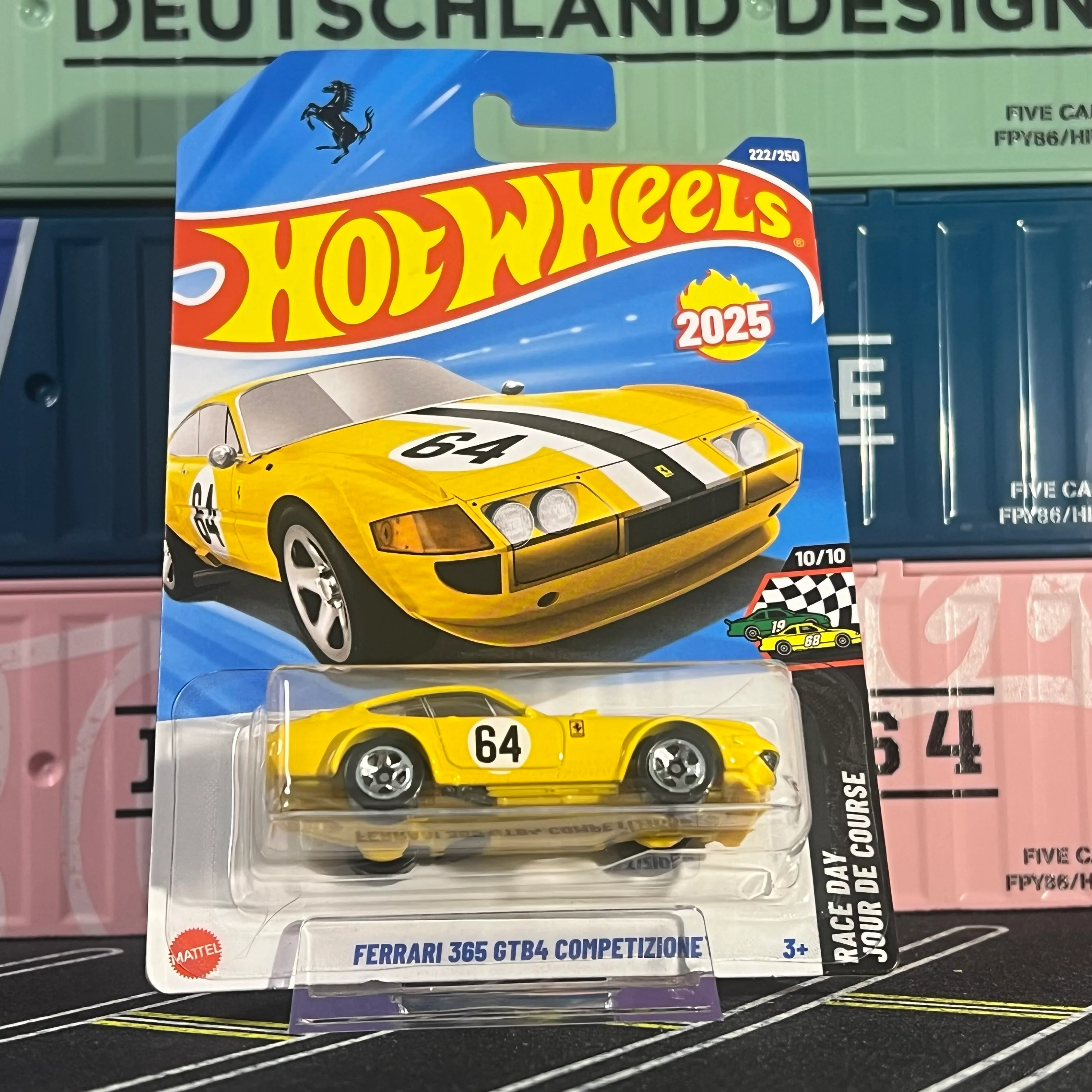 Hot Wheels 2025 Mainline Ferrari 365 GTB4 Competizione 222/250 - Image 2