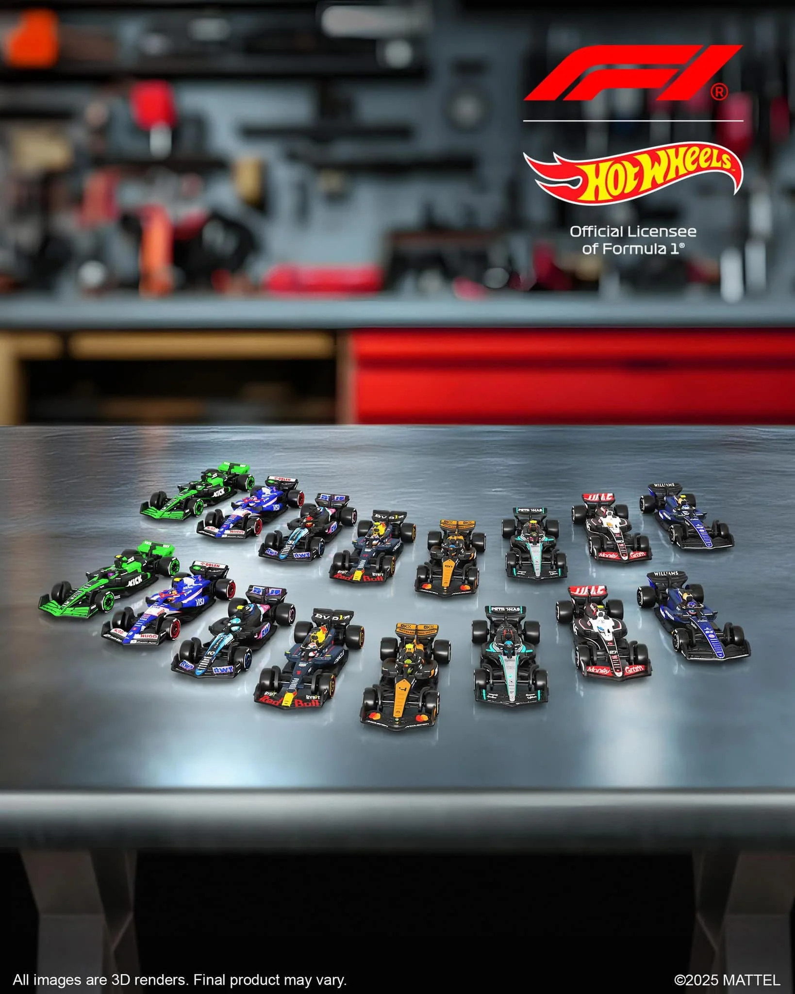 *PREORDER* Hot Wheels 2025 Premium F1 Racing - MIX 3 (HRV11) - Image 3