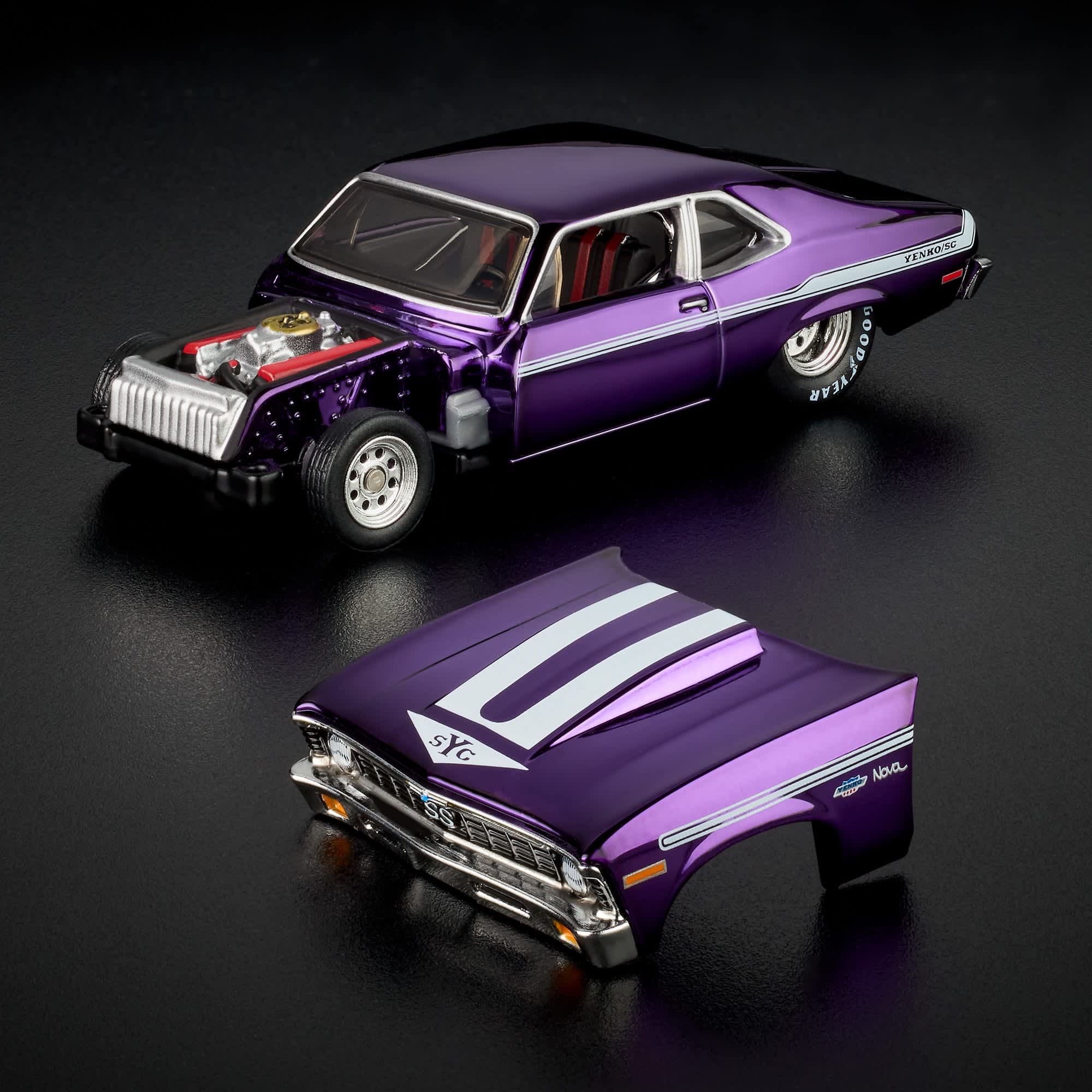 Hot Wheels 2025 RLC Exclusive 1972 Chevy Nova SS - Image 2