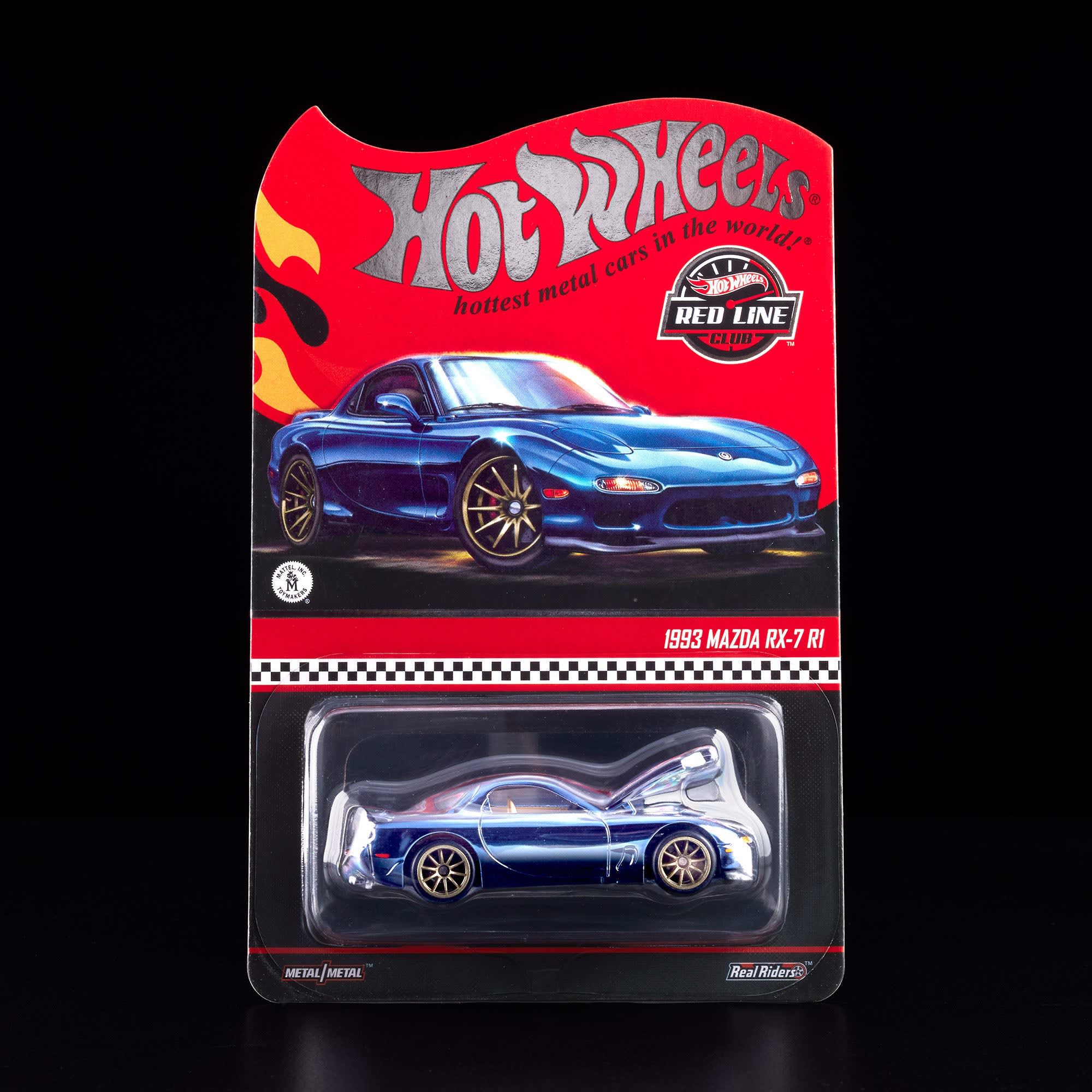 Hot Wheels 2025 RLC Exclusive 1993 Mazda RX-7 R1 Steel Blue - Image 5