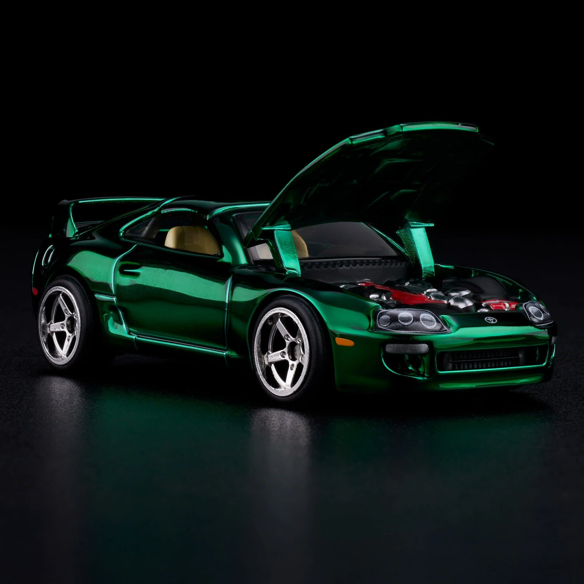 Hot Wheels 2025 RLC Exclusive 1997 Toyota Supra British Racing Green - Image 2