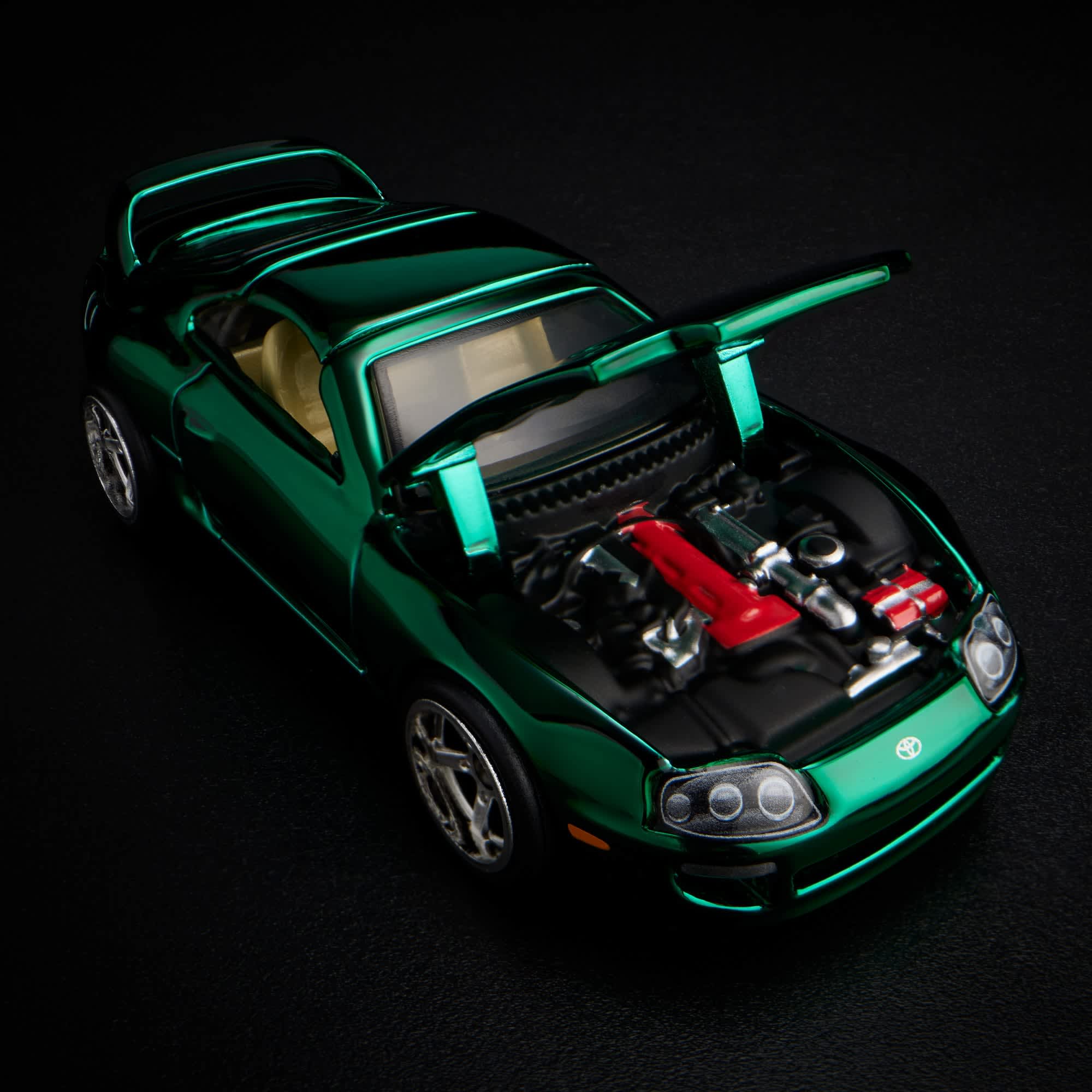 Hot Wheels 2025 RLC Exclusive 1997 Toyota Supra British Racing Green - Image 5