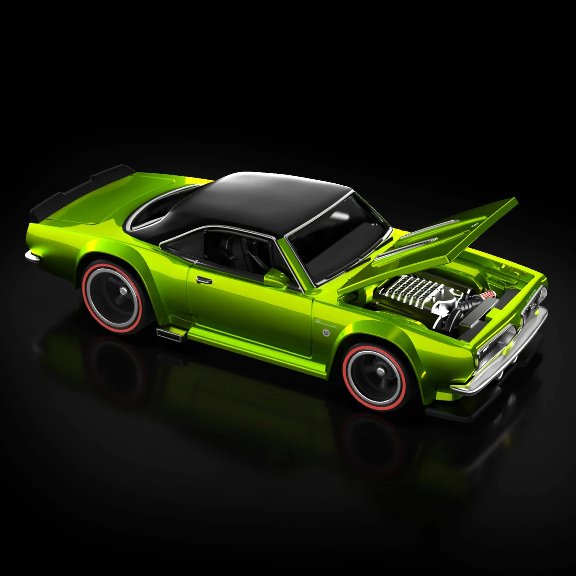 Hot Wheels 2025 RLC Exclusive sELECTIONs 1968 Custom Plymouth Barracuda antifreeze - Image 2