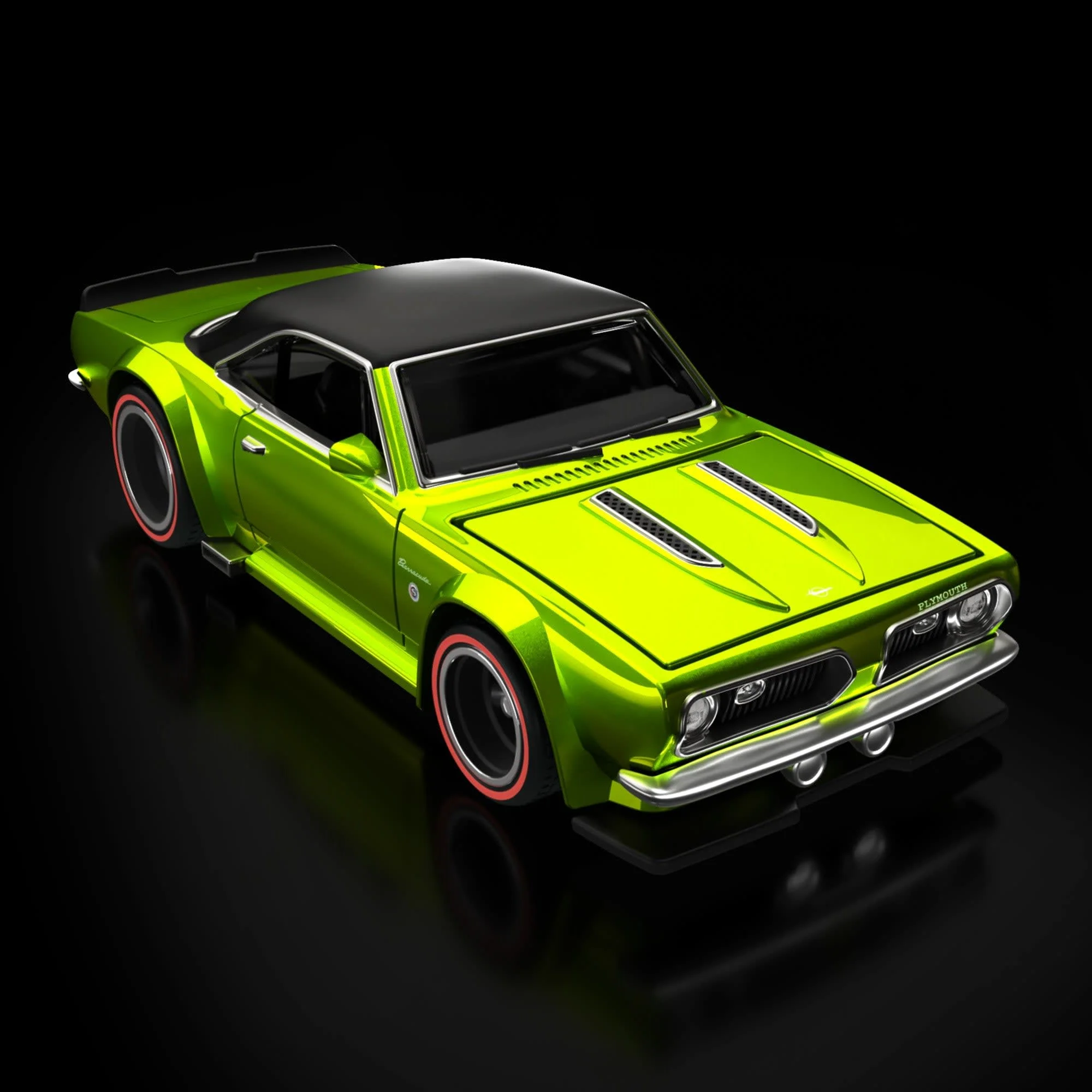 Hot Wheels 2025 RLC Exclusive sELECTIONs 1968 Custom Plymouth Barracuda antifreeze - Image 4