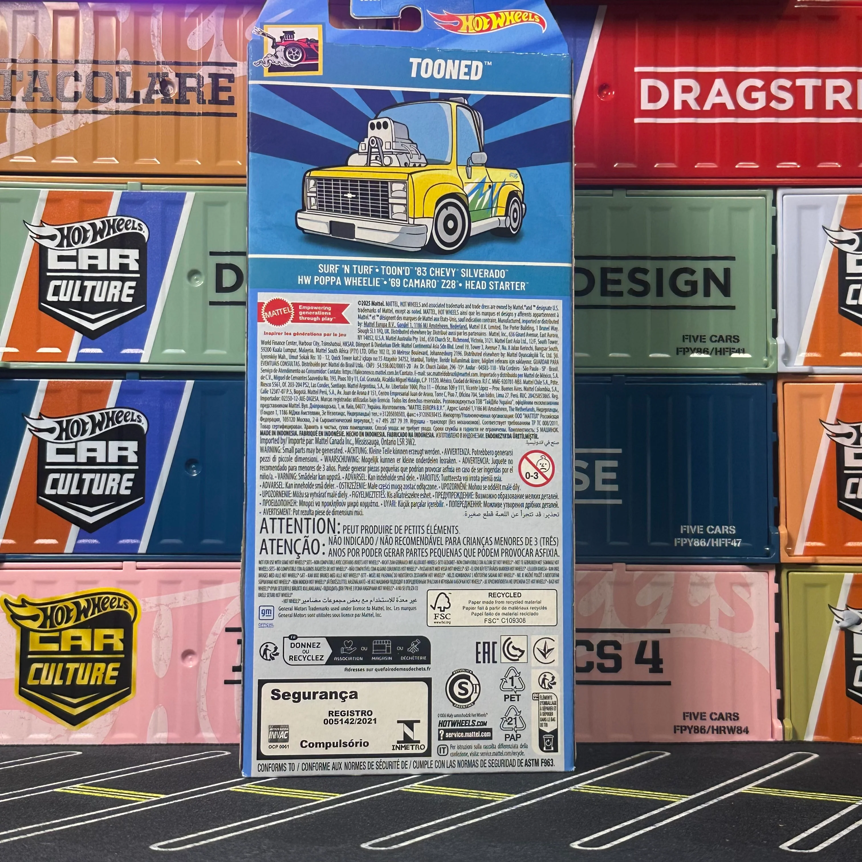 Hot Wheels 2025 Tooned 5 Car Pack JBJ85 - Image 3