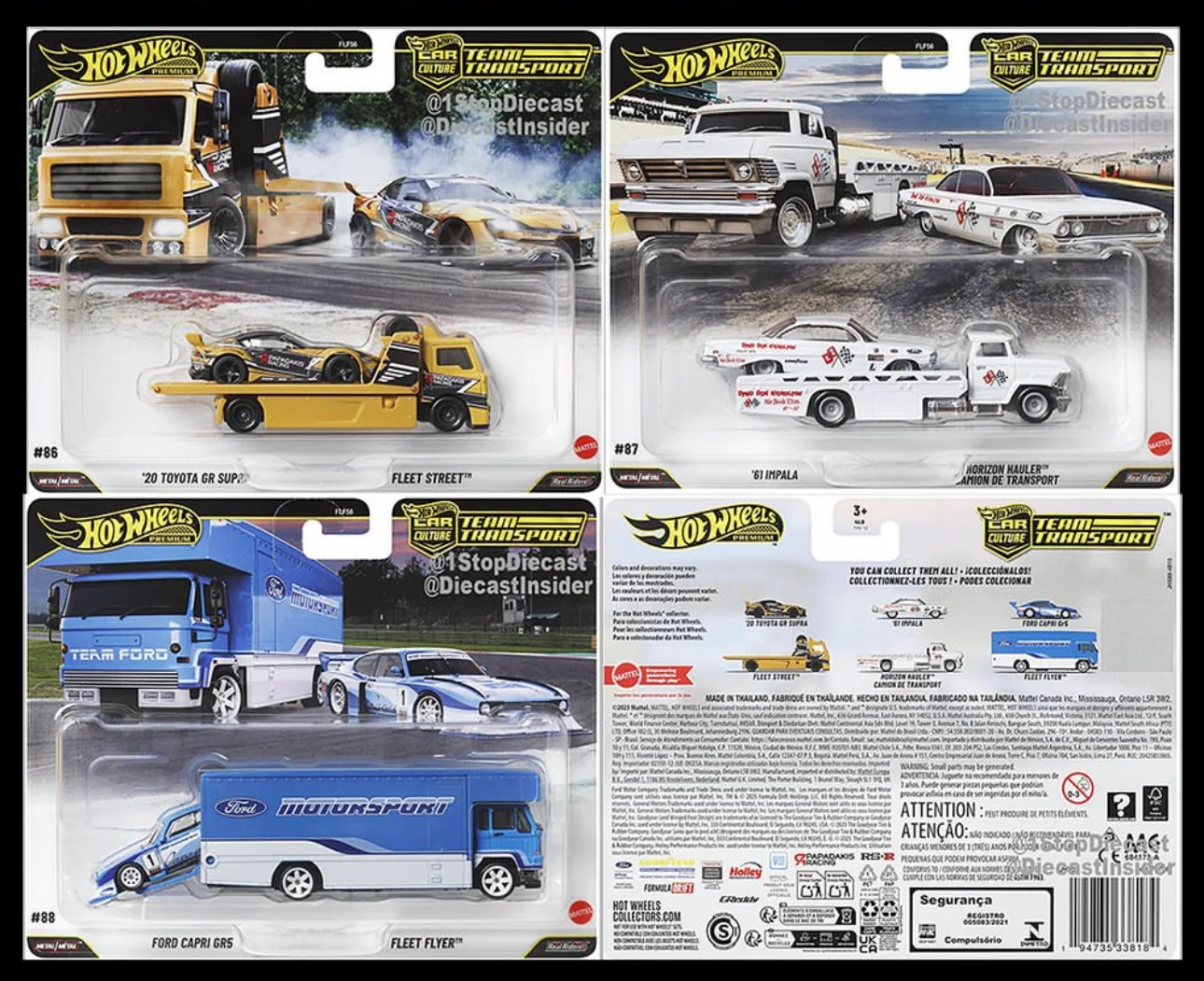 Hot Wheels Premium 2026 Car Culture Team Transport #86 #87 #88 Mix J (FLF56) - Image 5