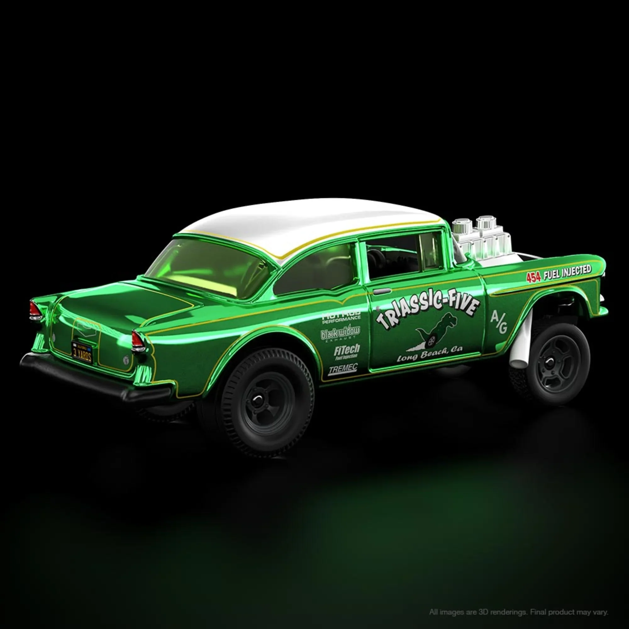 Hot Wheels 55 Chevy Bel Air Gasser RLC - Image 4