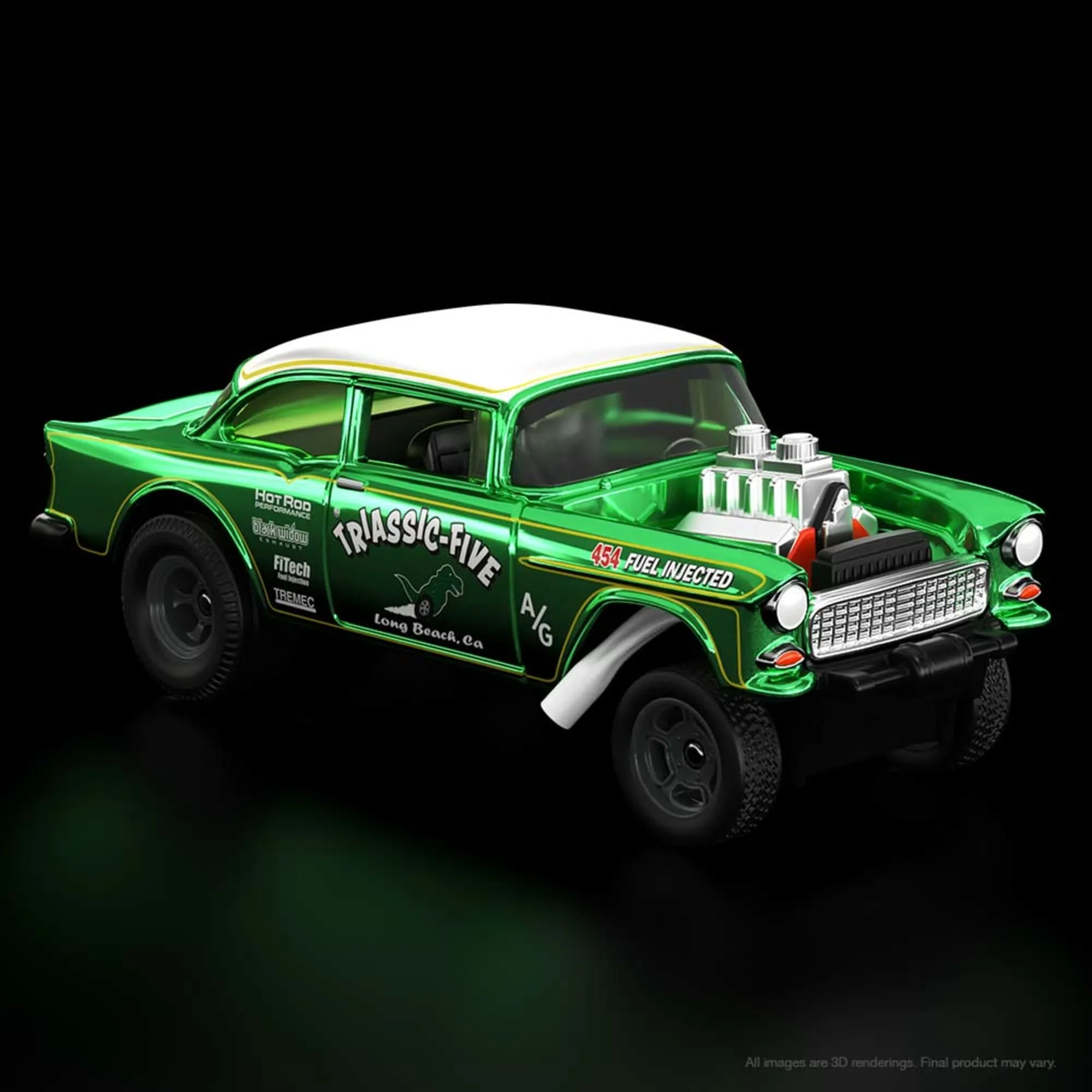 Hot Wheels 55 Chevy Bel Air Gasser RLC - Image 7