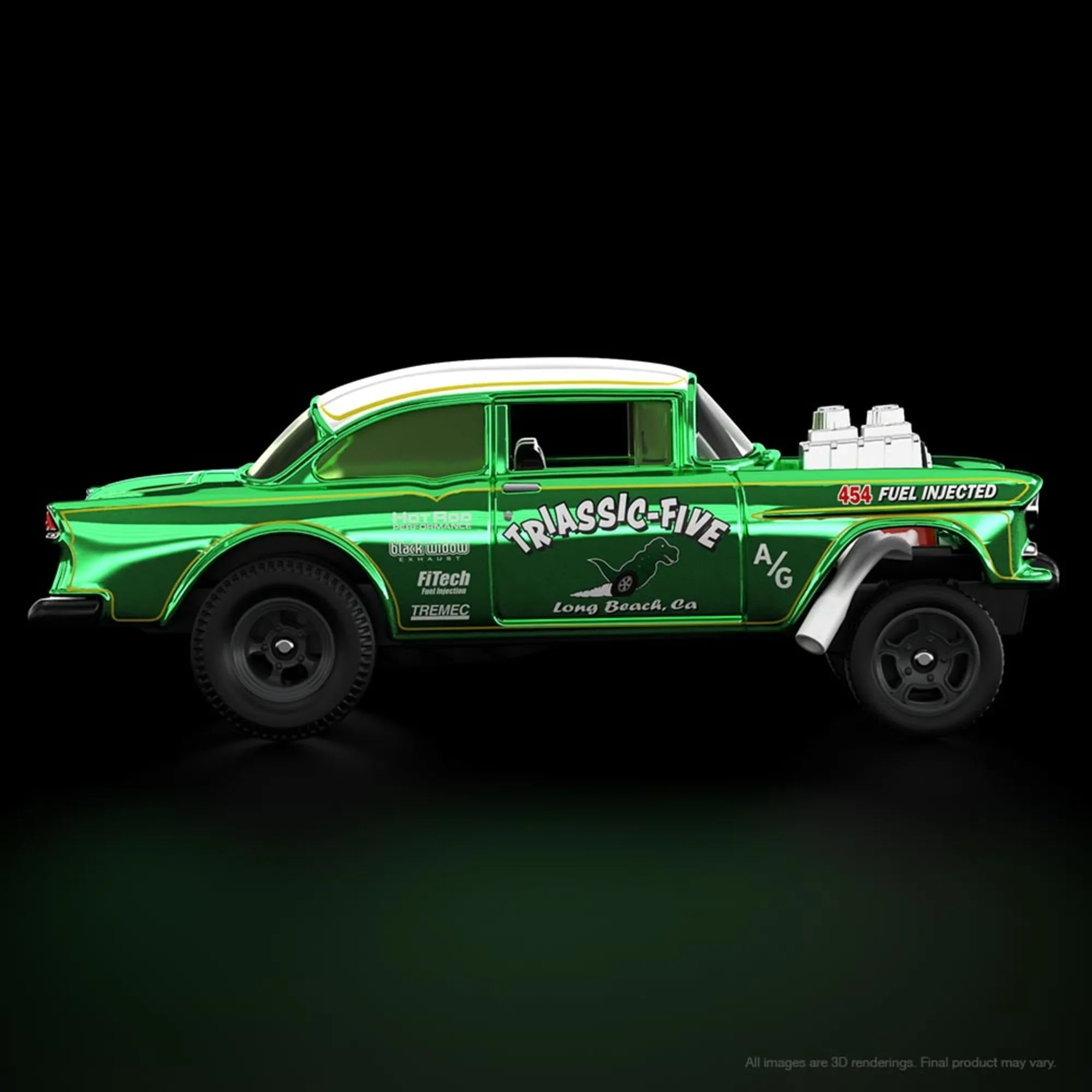 Hot Wheels 55 Chevy Bel Air Gasser RLC - Image 8