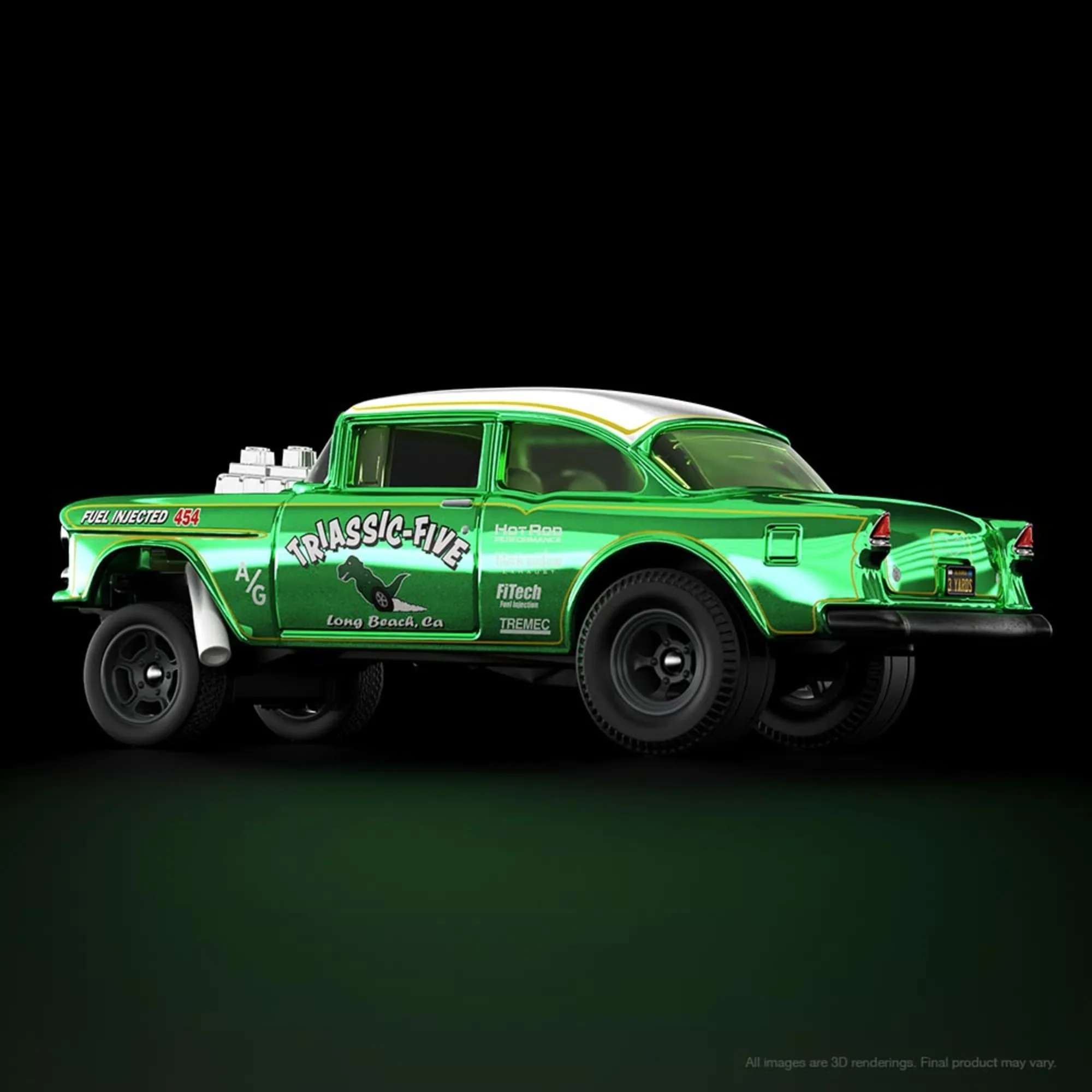Hot Wheels 55 Chevy Bel Air Gasser RLC - Image 9