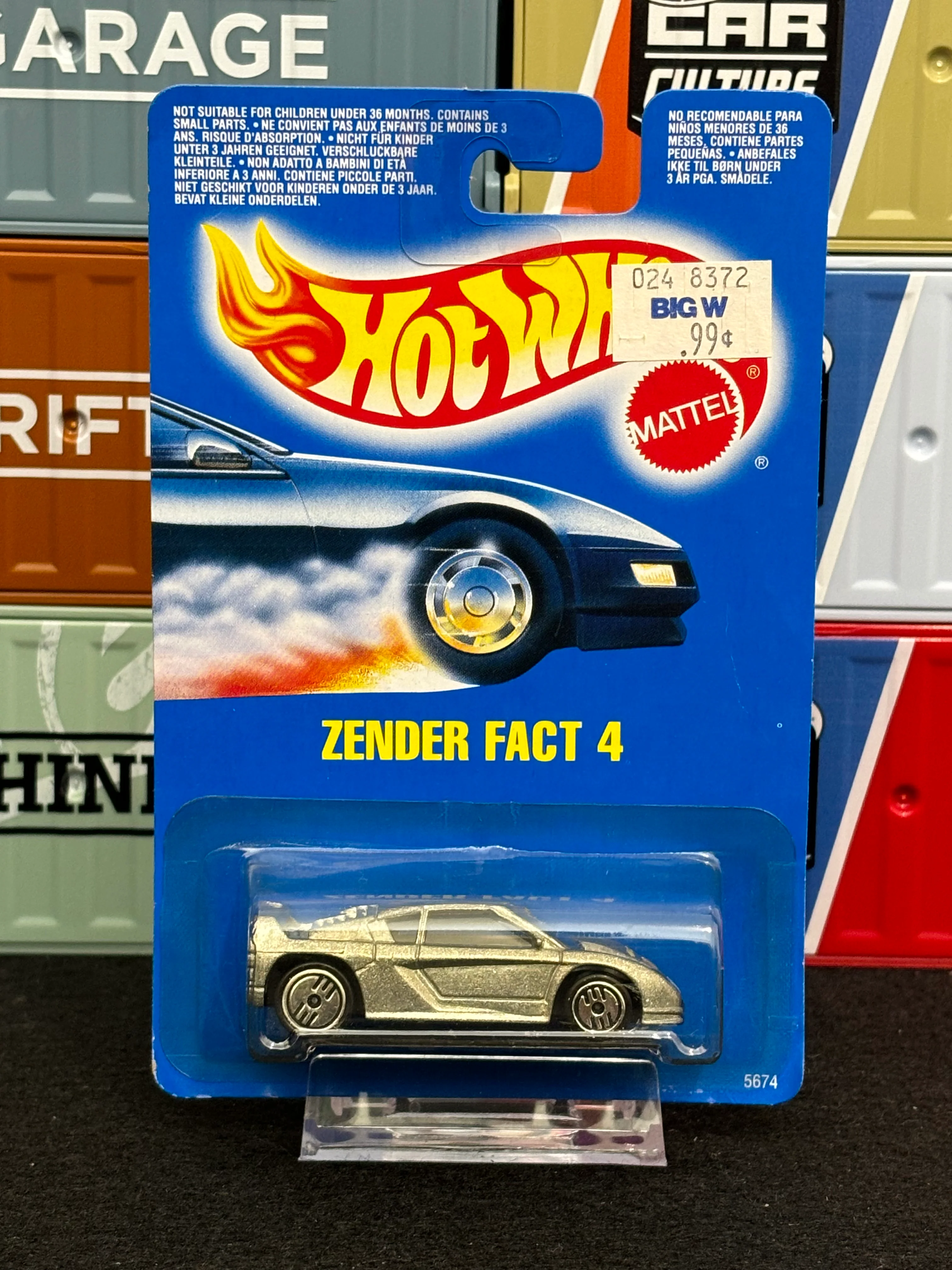 Hot Wheels 90's Zender Fact 4 Mainlines (Set of 2) - Image 2