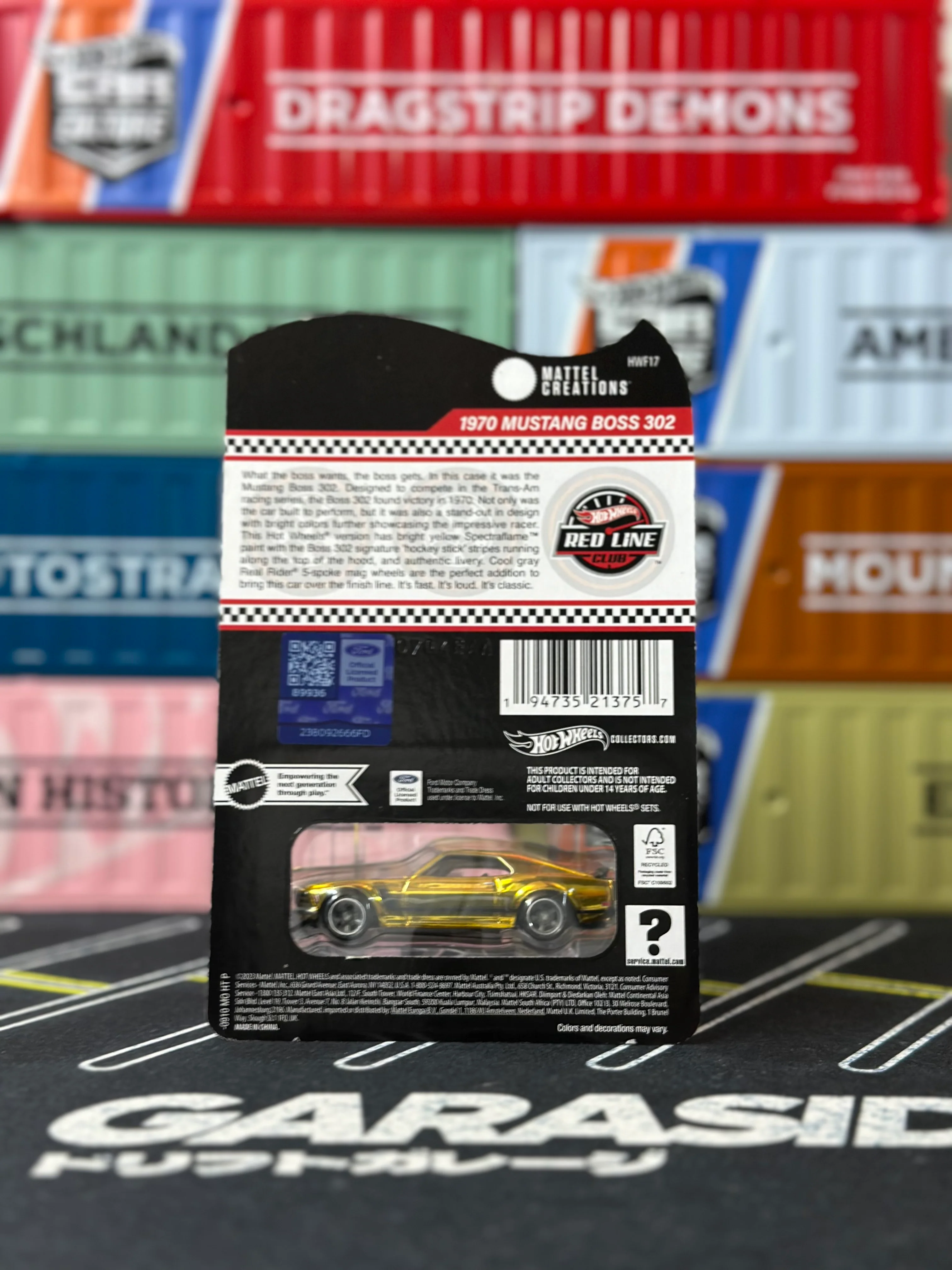Hot Wheels RLC Exclusive 1970 Ford Mustang Boss 302 - Image 3