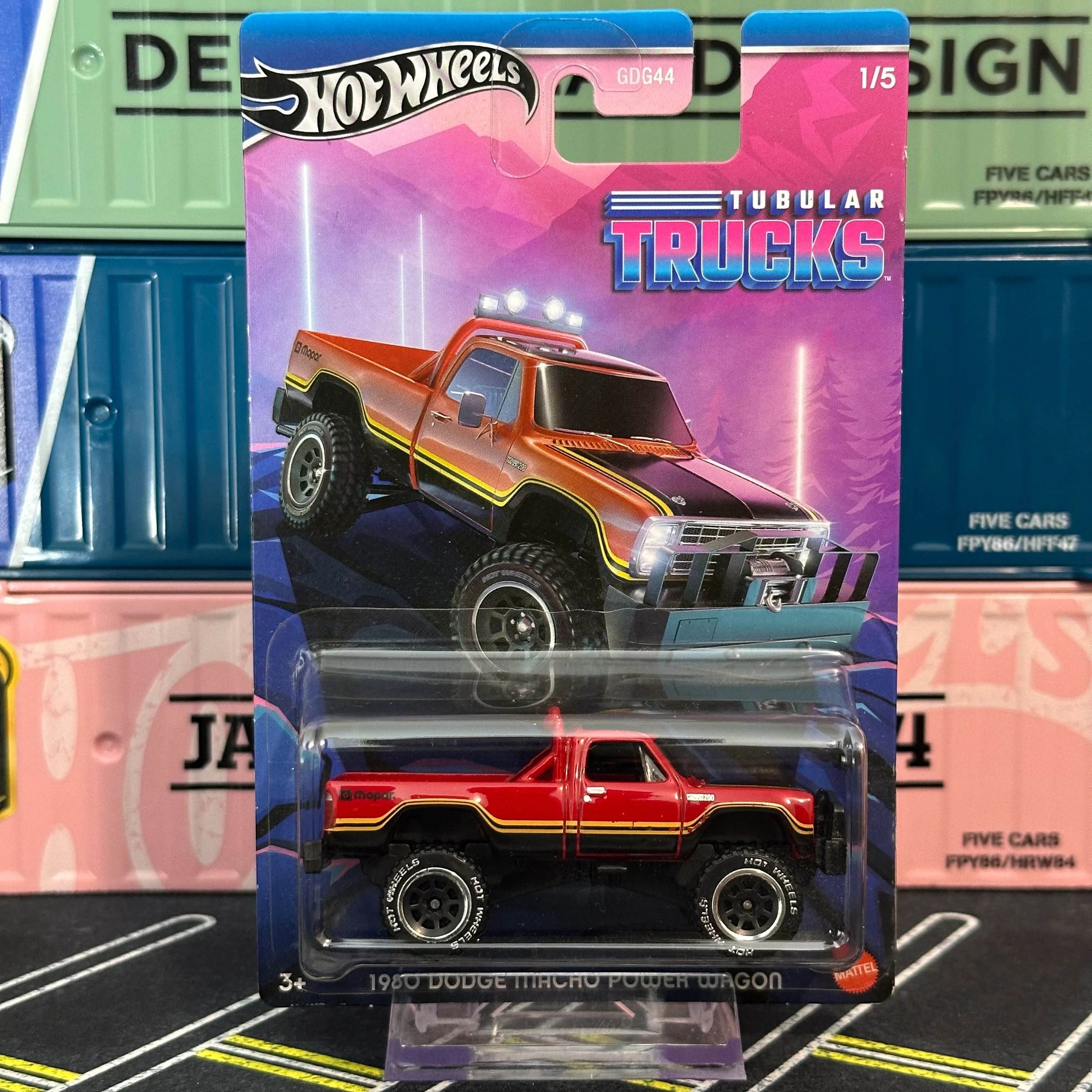 Hot Wheels Silver 2024 Tubular Trucks (GDG44) - Image 8