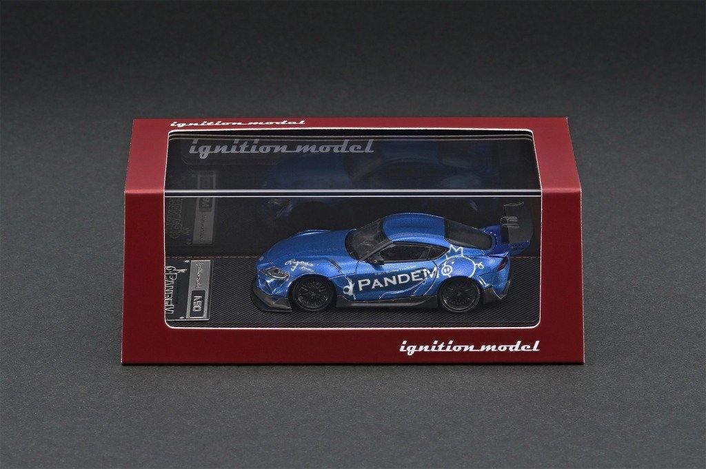 ignition model 1:64 Toyota Supra (A90) Pandem Blue Metallic - Image 3